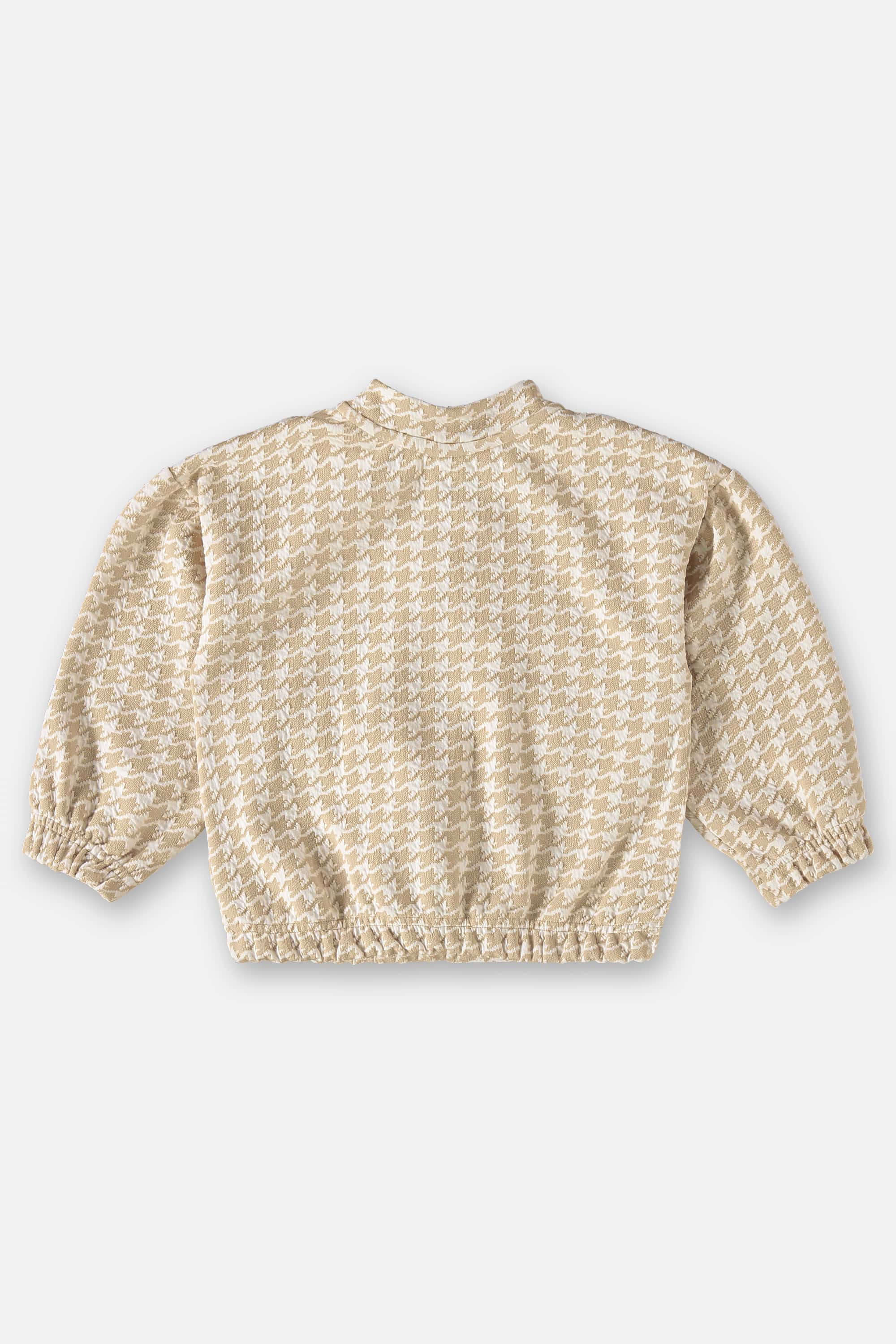 Jaqueta Xadrez Infantil Menina (Bege) Up Baby - Imagem 3