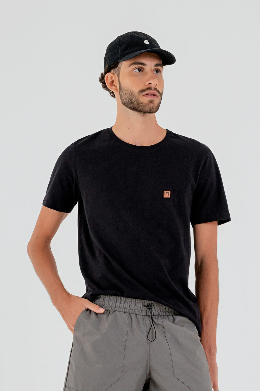 Bermuda Masculina em Tecido Corta Vento (Cinza) The Philippines - Imagem 3