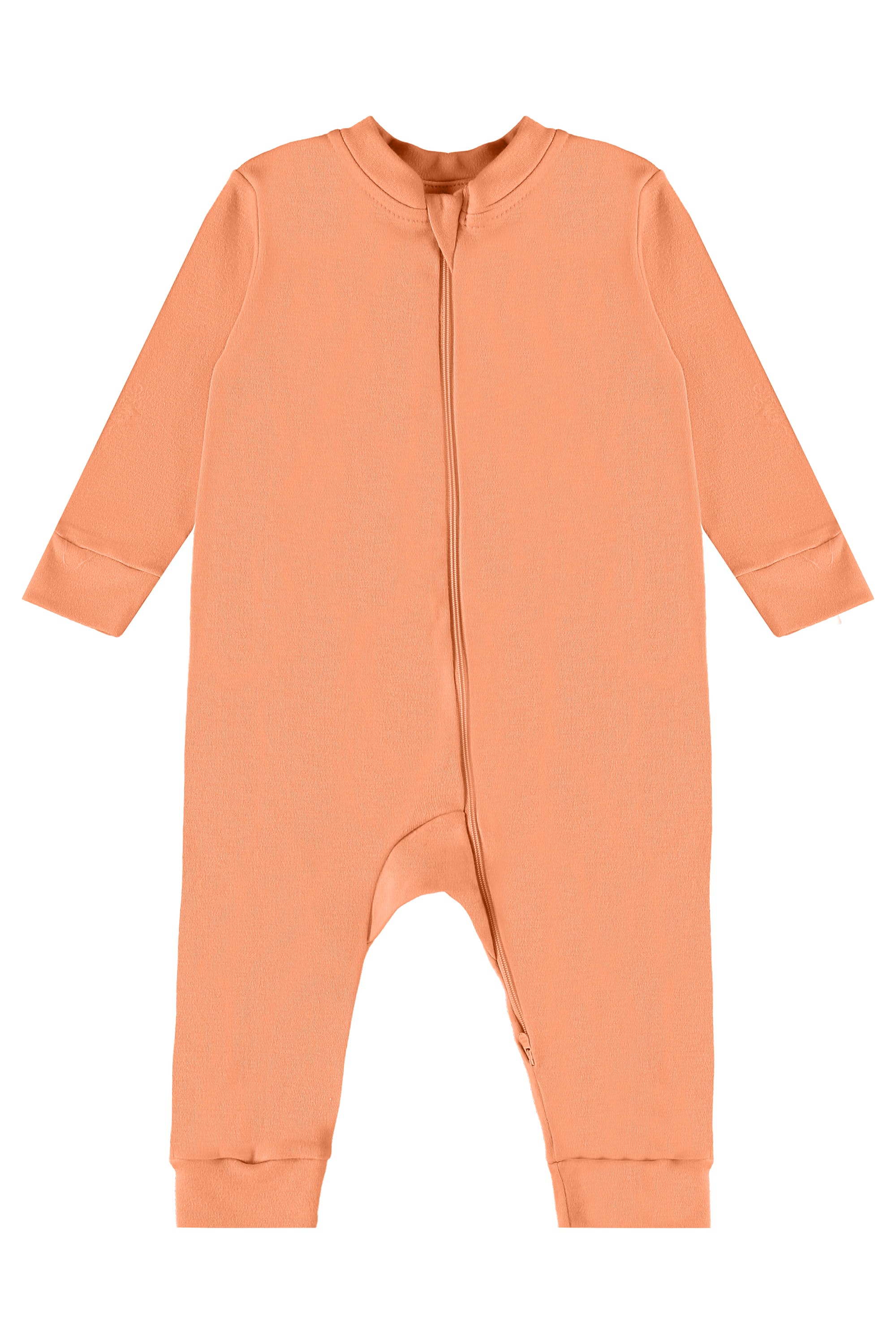 Macacão Básico Unissex para Bebê (Laranja) Guloseima - Imagem 2
