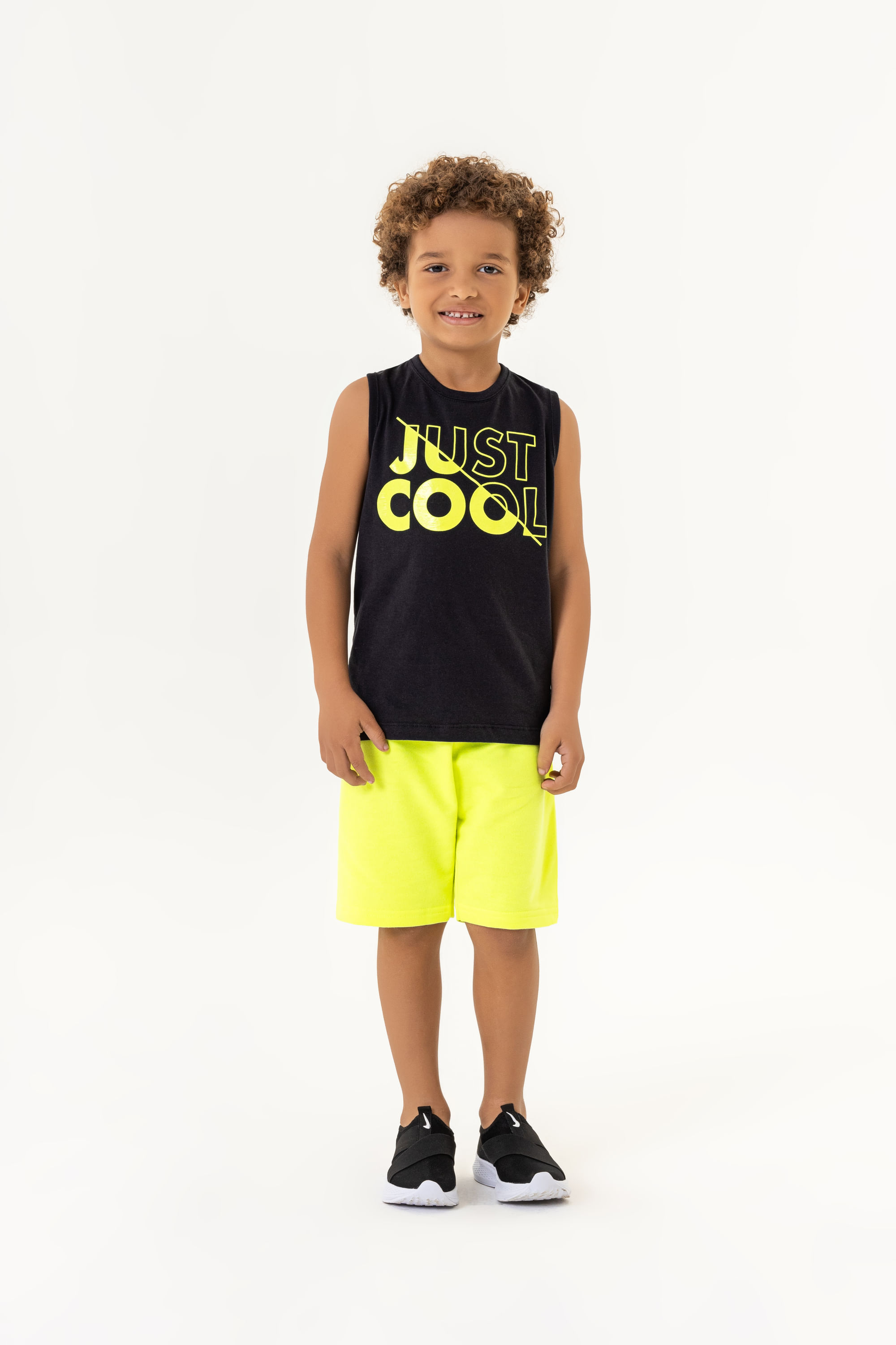 Conjunto Just Cool Infantil para Menino (Preto) Guloseima