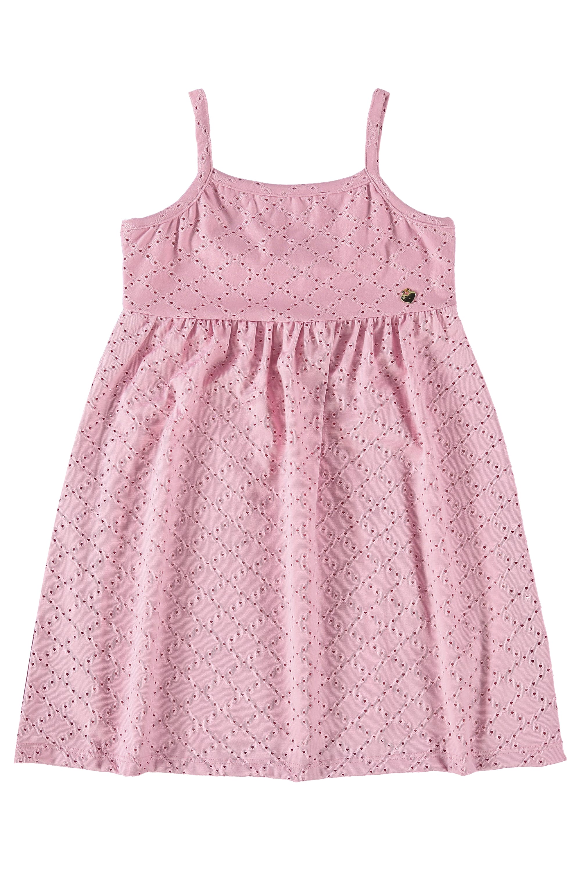 Vestido Infantil em Laise (Rosa) Bee Loop