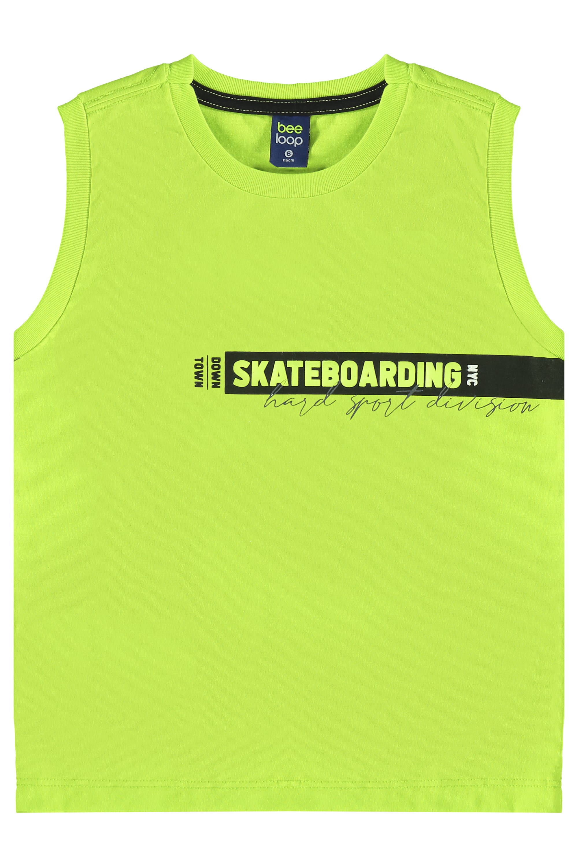 Conjunto Infantil com Regata e Bermuda para Menino (Verde) Bee Loop - Imagem 2