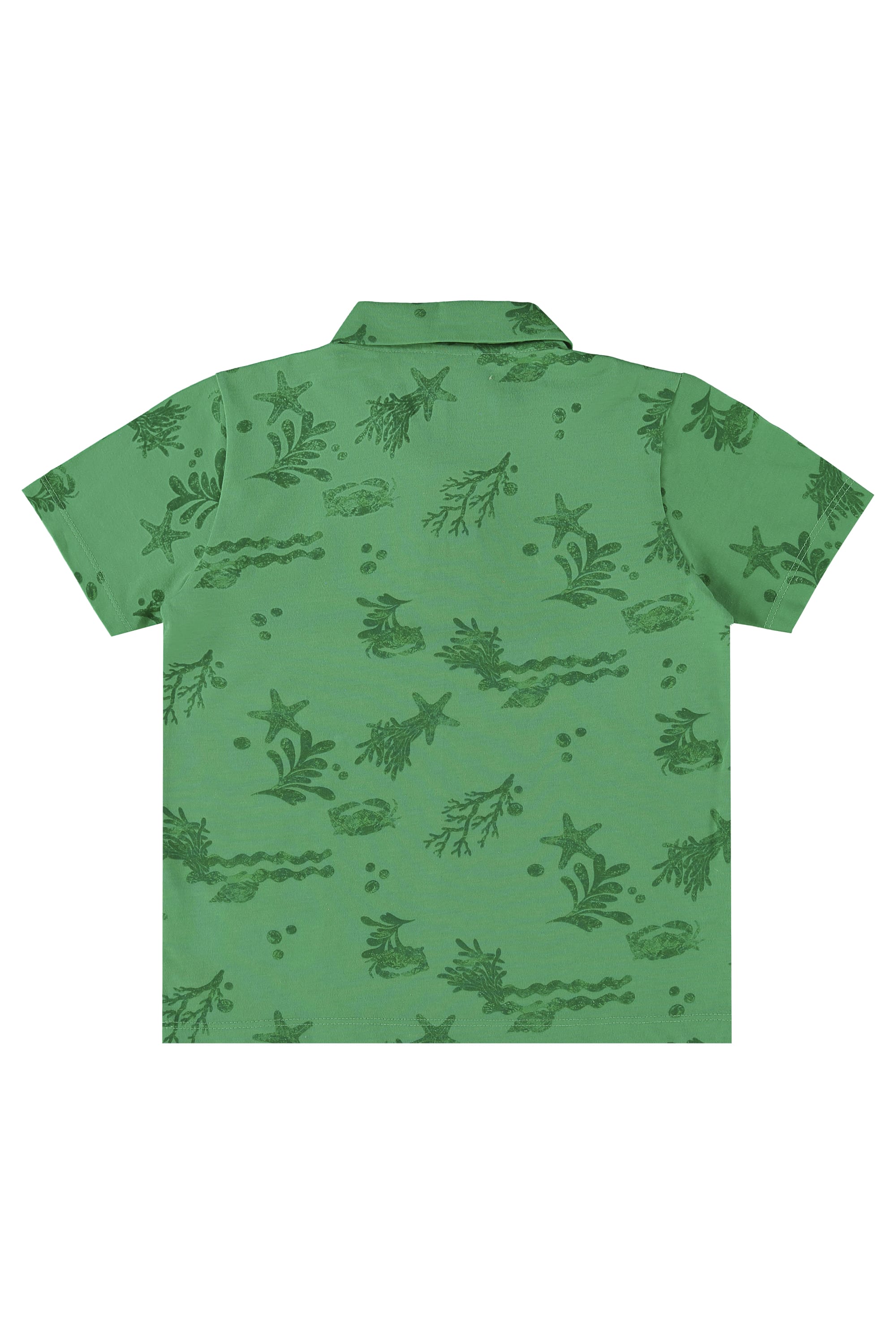 Camisa Polo Infantil em Meia Malha para Menino (Verde) Bee Loop - Imagem 2
