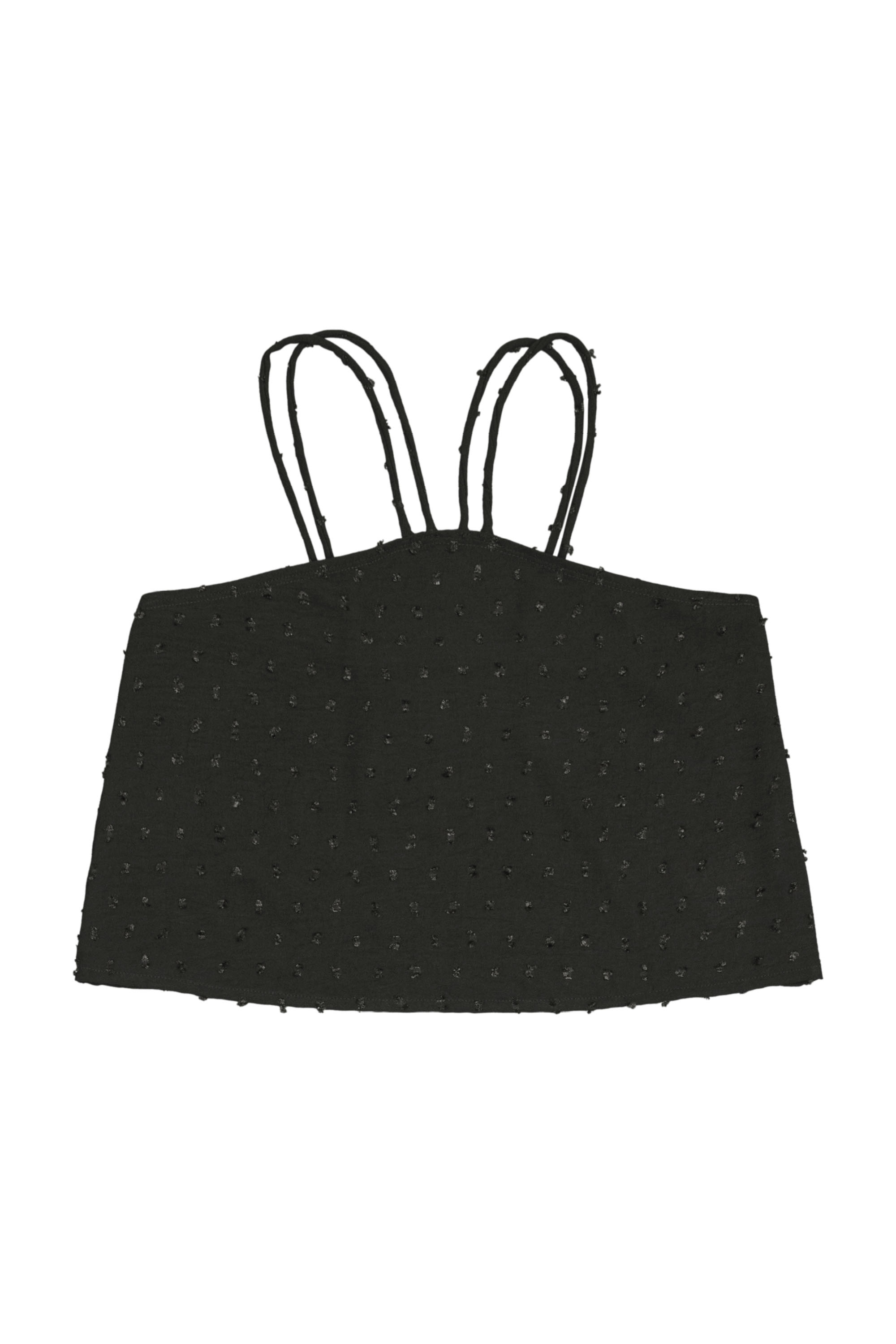 Conjunto Top Cropped de Alcinha e Short Juvenil (Preto) Gloss - Imagem 3