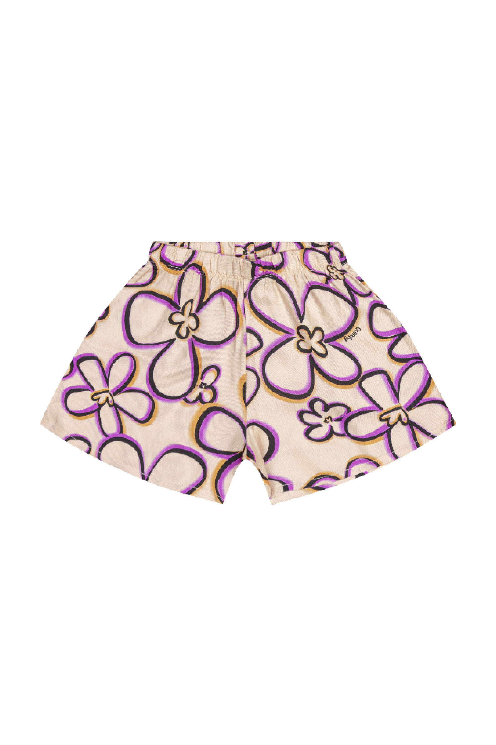 Conjunto Infantil com Bata e Short em Viscose para Menina (Laranja) Quimby - Imagem 4