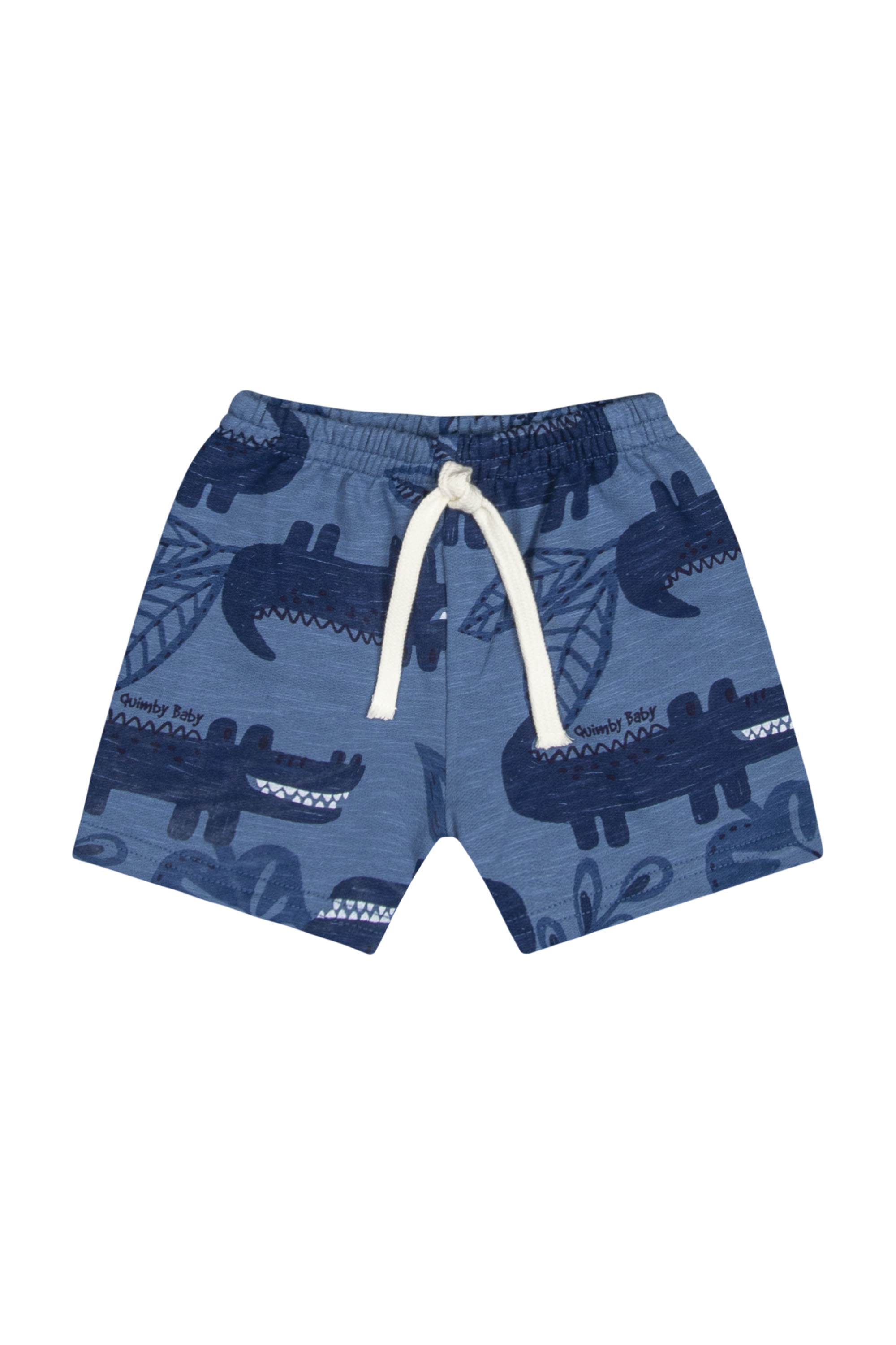 Conjunto com Camiseta e Bermuda para Bebê Menino (Azul Marinho) Quimby - Imagem 3