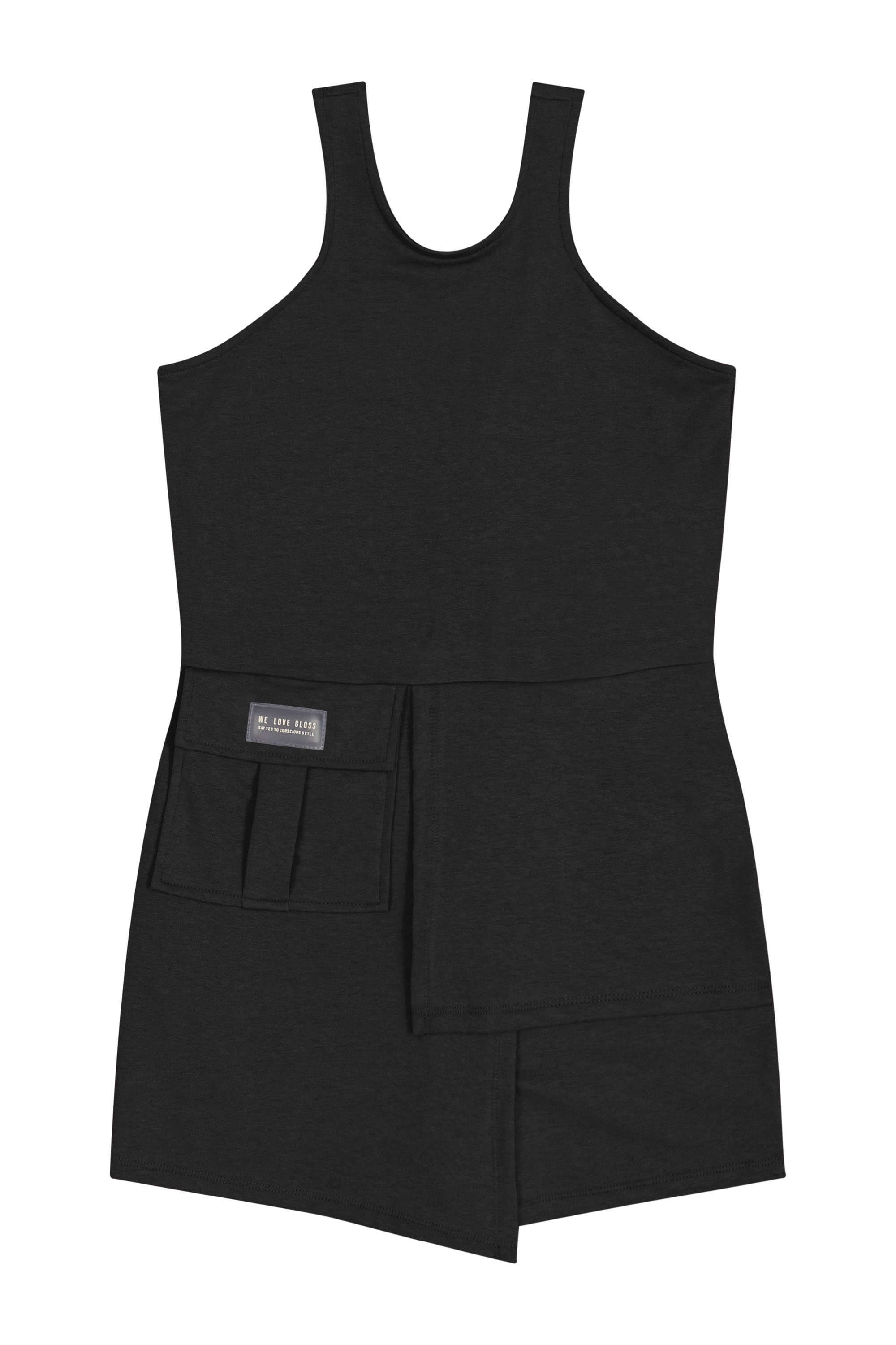 Macaquinho em Molecotton Juvenil (Preto) Gloss - Imagem 2