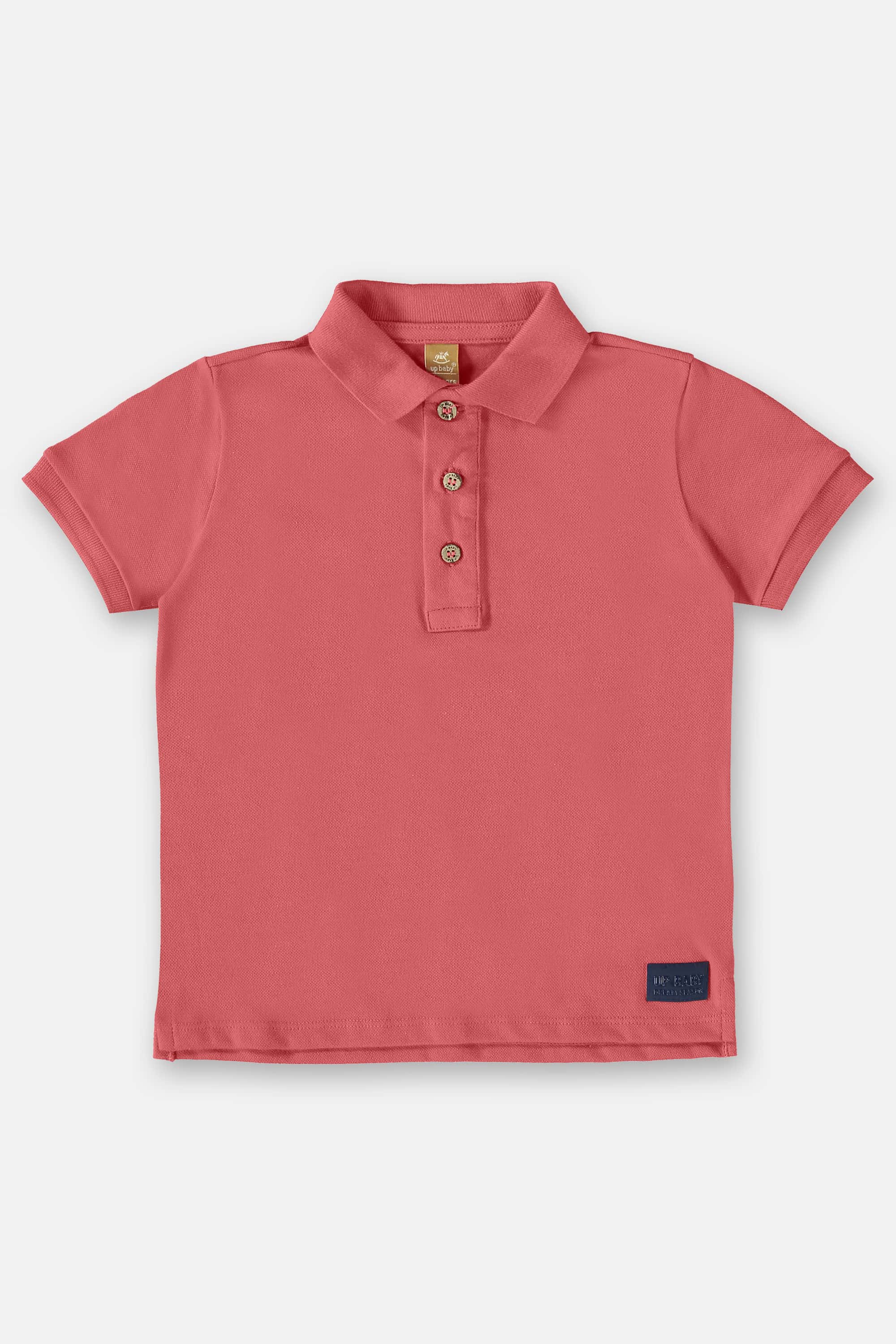 Conjunto Infantil para Menino com Polo e Bermuda (Vermelho) Up Baby - Imagem 3