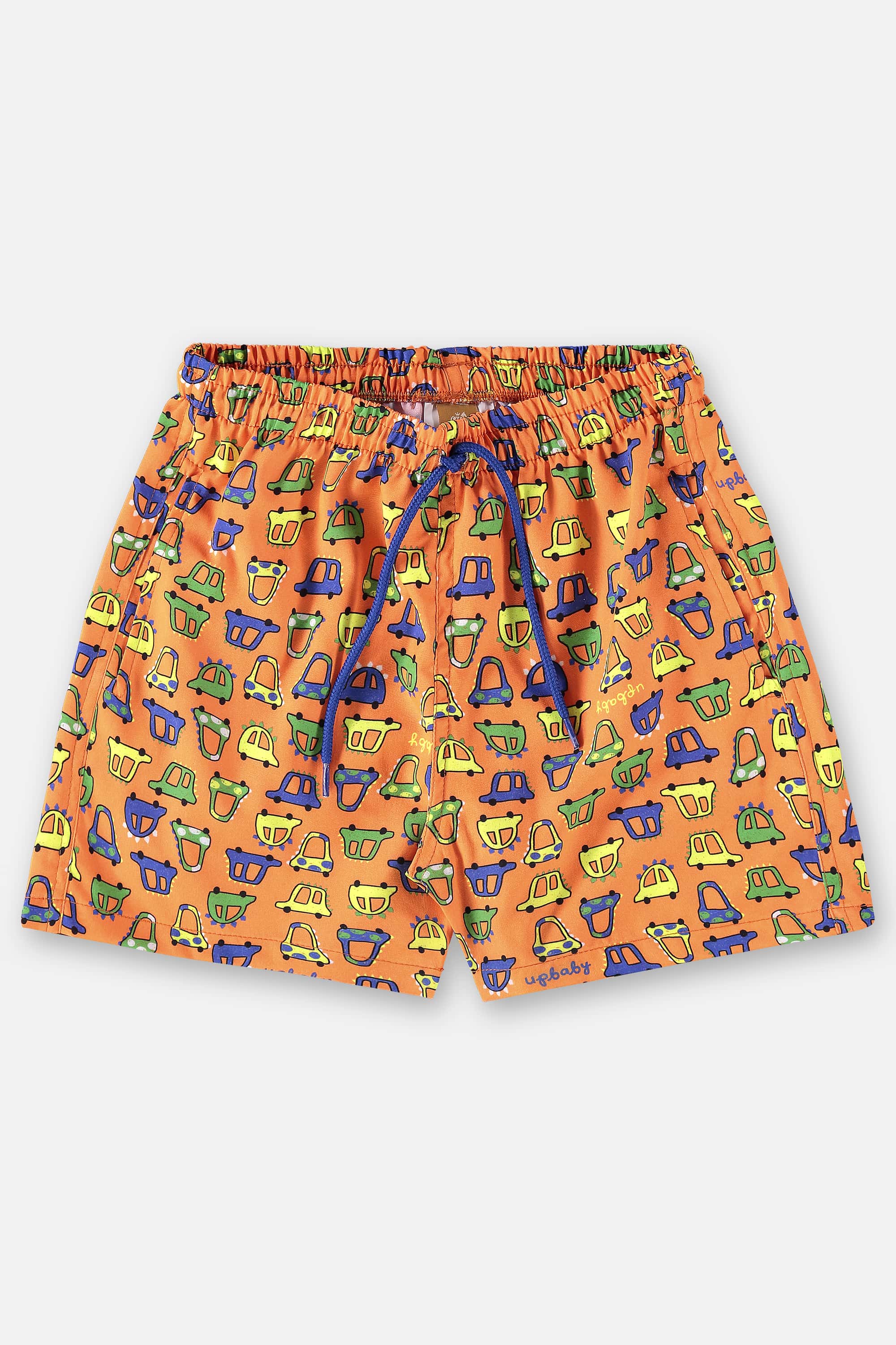 Short Infantil para Menino em Microfibra (Laranja) Up Baby