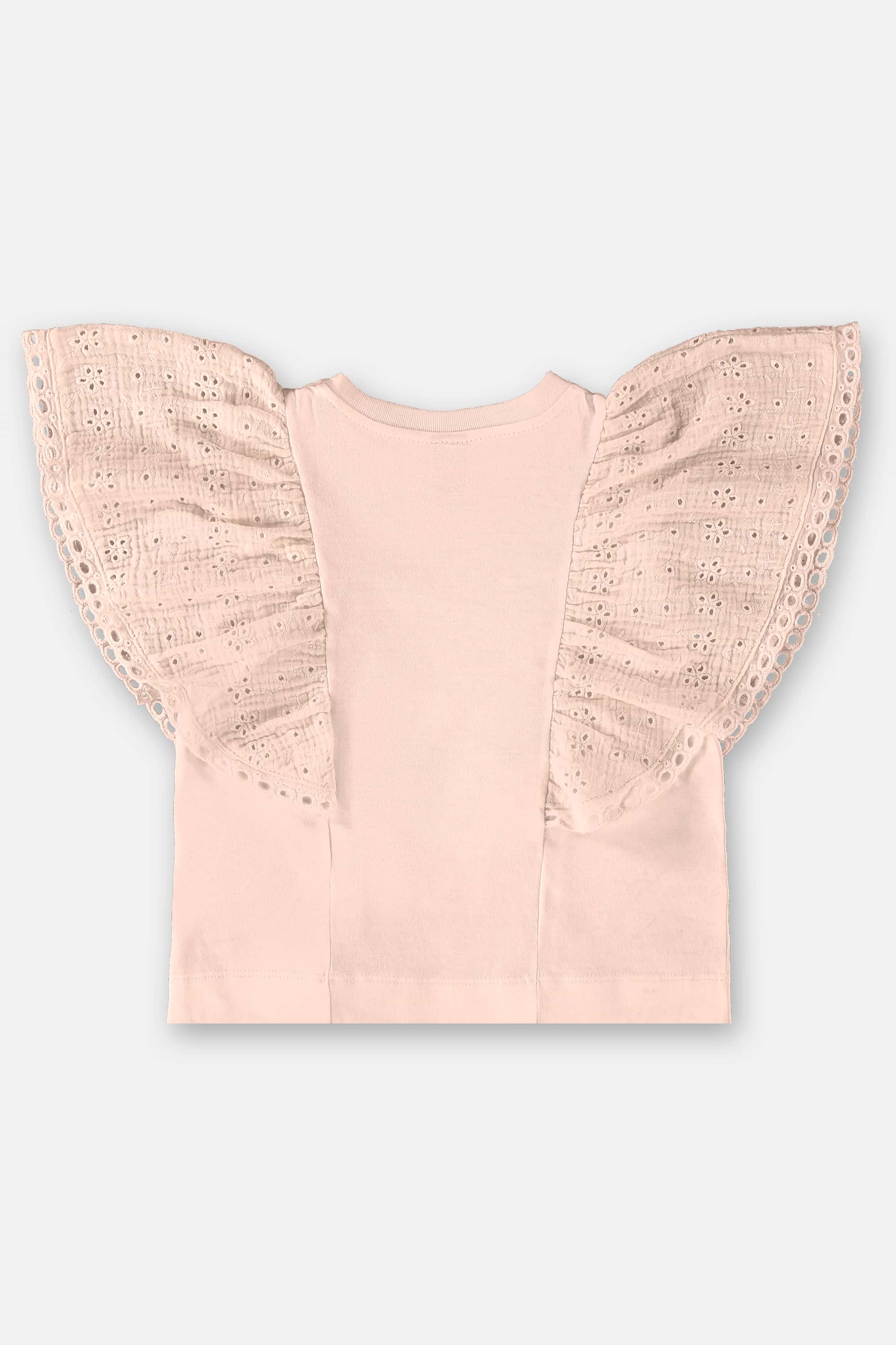 Bata Infantil para Menina em Meia Malha Linho (Rosa Claro) Up Baby - Imagem 3