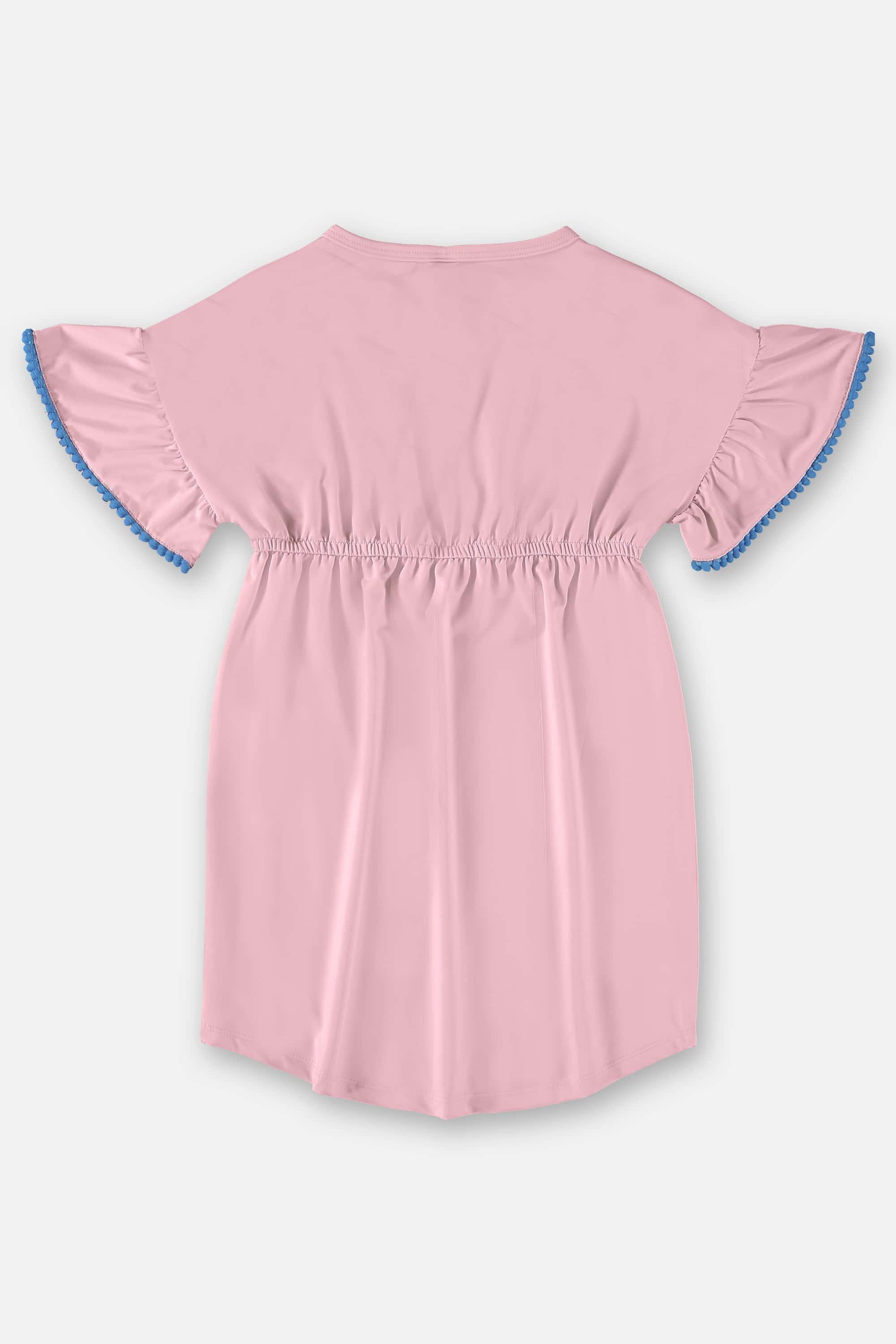 Saída de Praia Infantil em Poliéster FPS+50 (Rosa Claro) Up Baby - Imagem 3