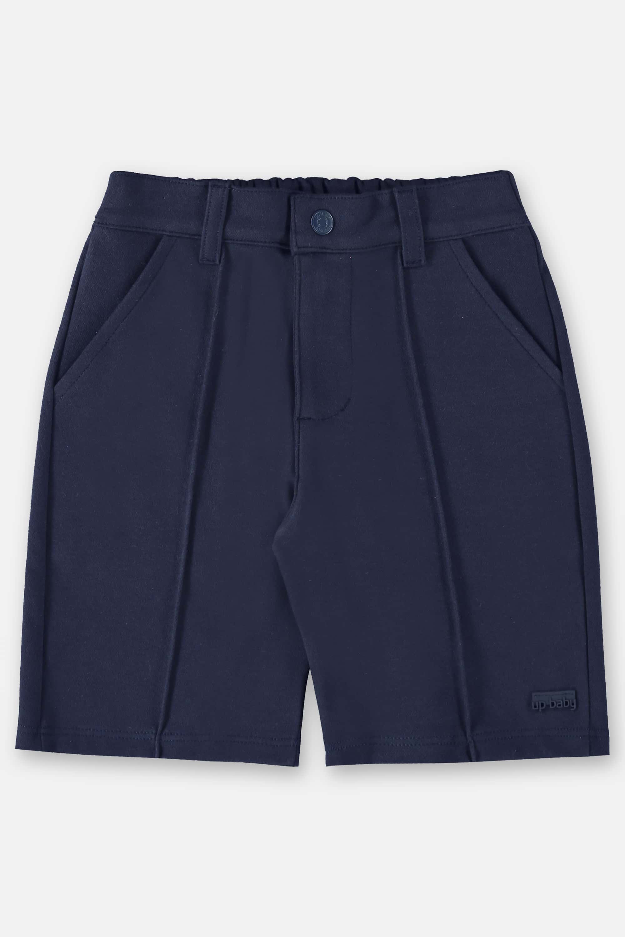 Bermuda Básica Infantil para Menino (Azul Marinho) Up Baby