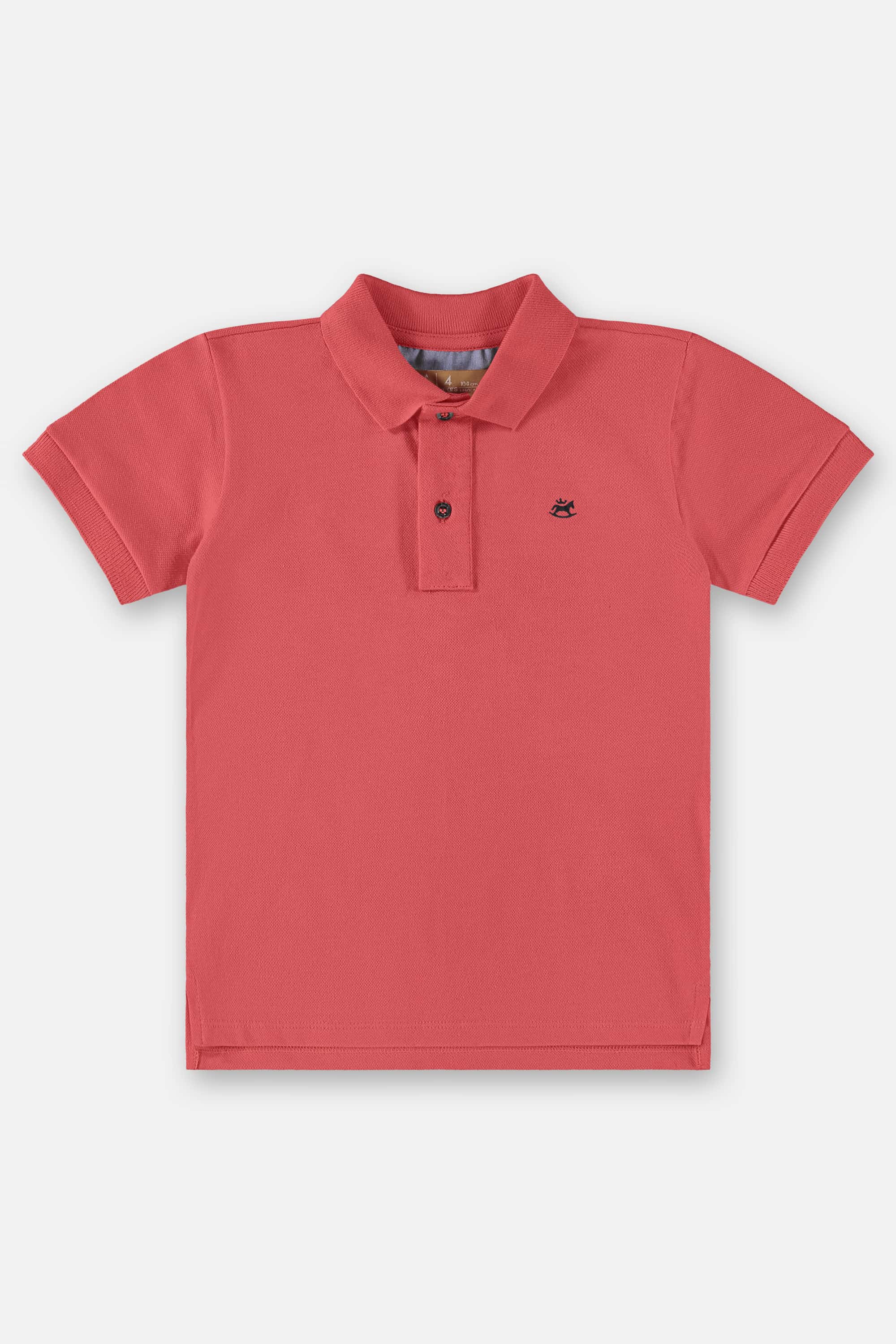 Camisa Polo Infantil Básica para Meninos (Vermelho) Up Baby