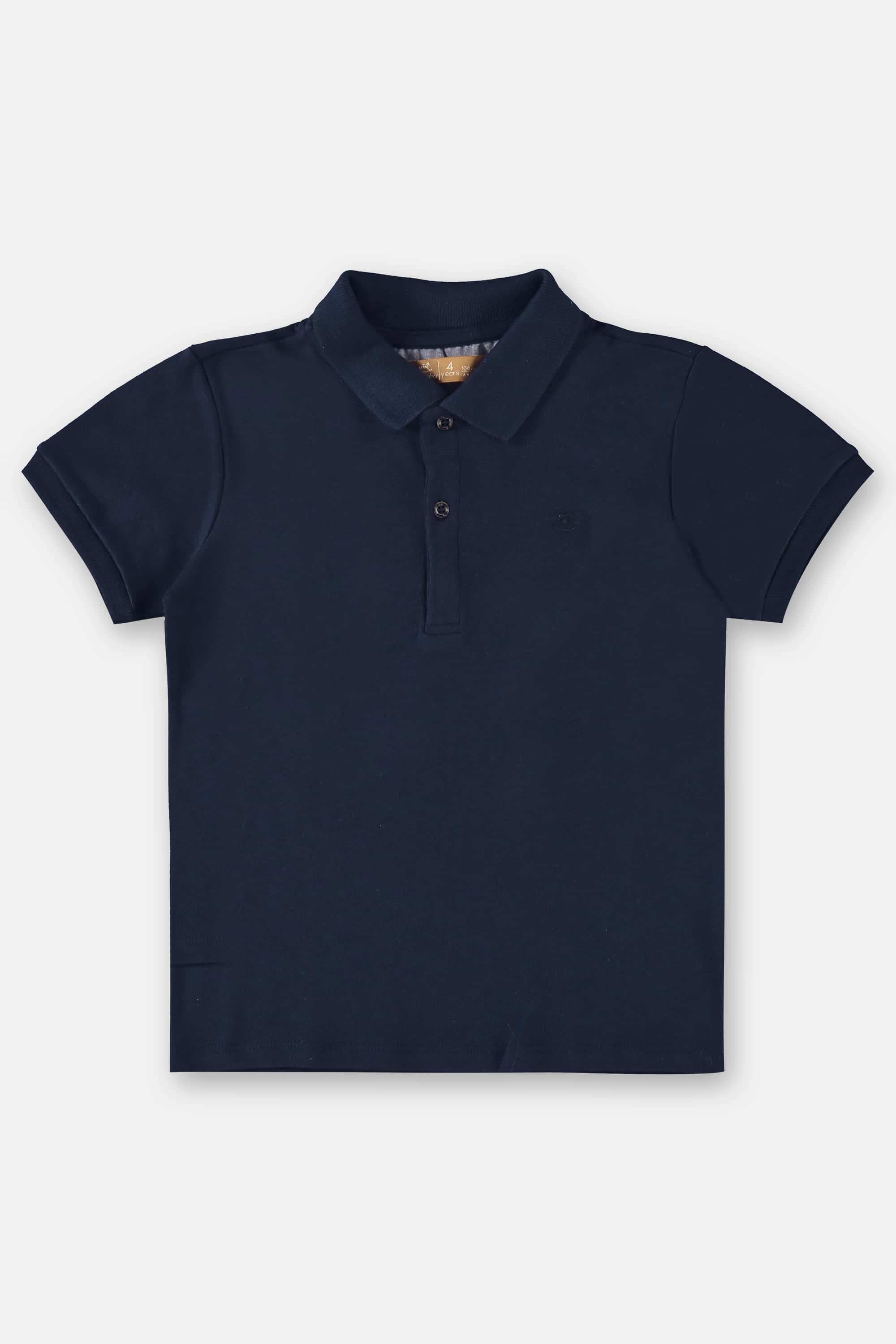 Camisa Polo Básica Infantil para Meninos (Azul Marinho) Up Baby