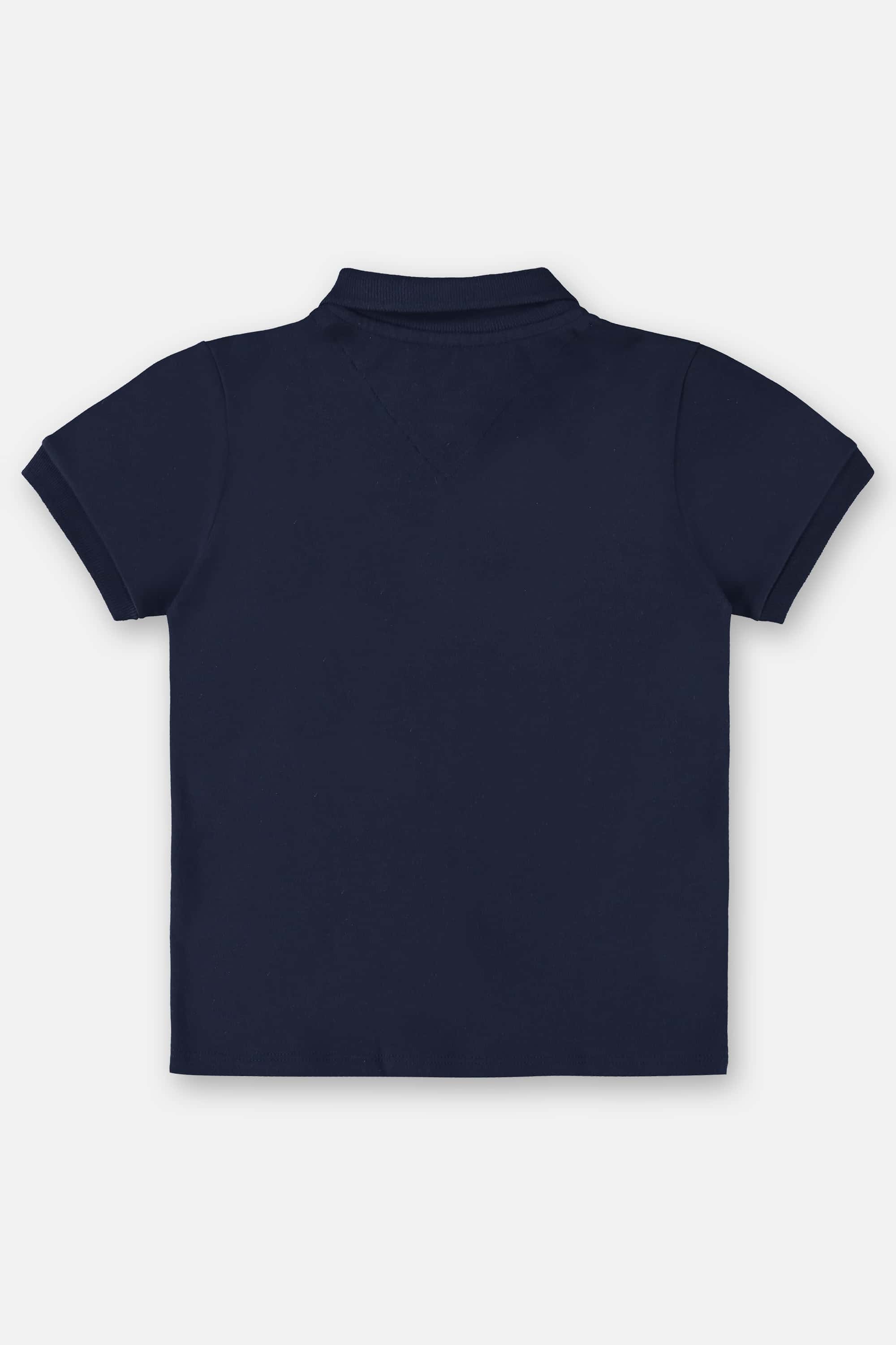 Camisa Polo Básica Infantil para Meninos (Azul Marinho) Up Baby - Imagem 2