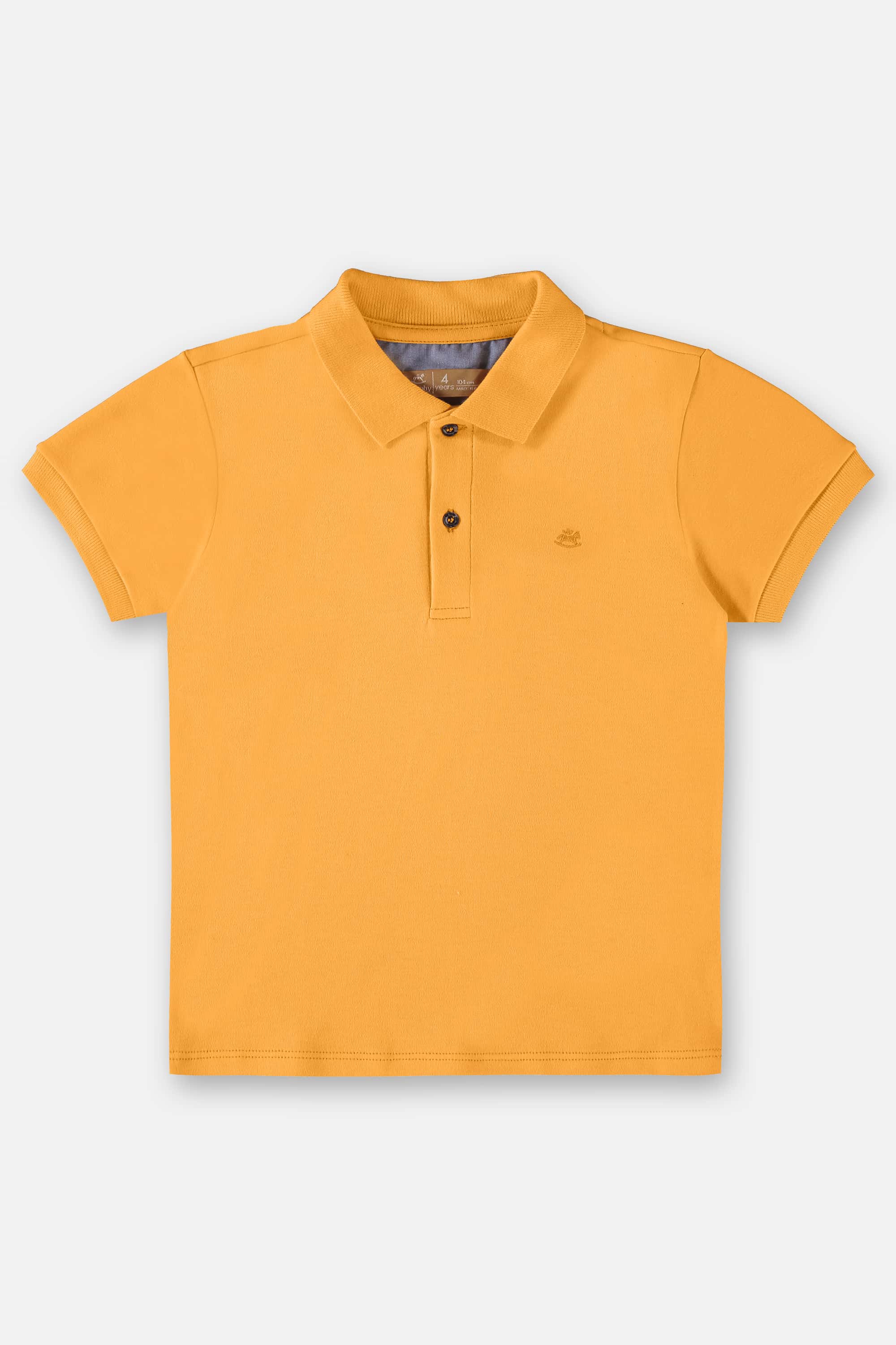 Camisa Polo Básica Infantil para Meninos (Laranja) Up Baby