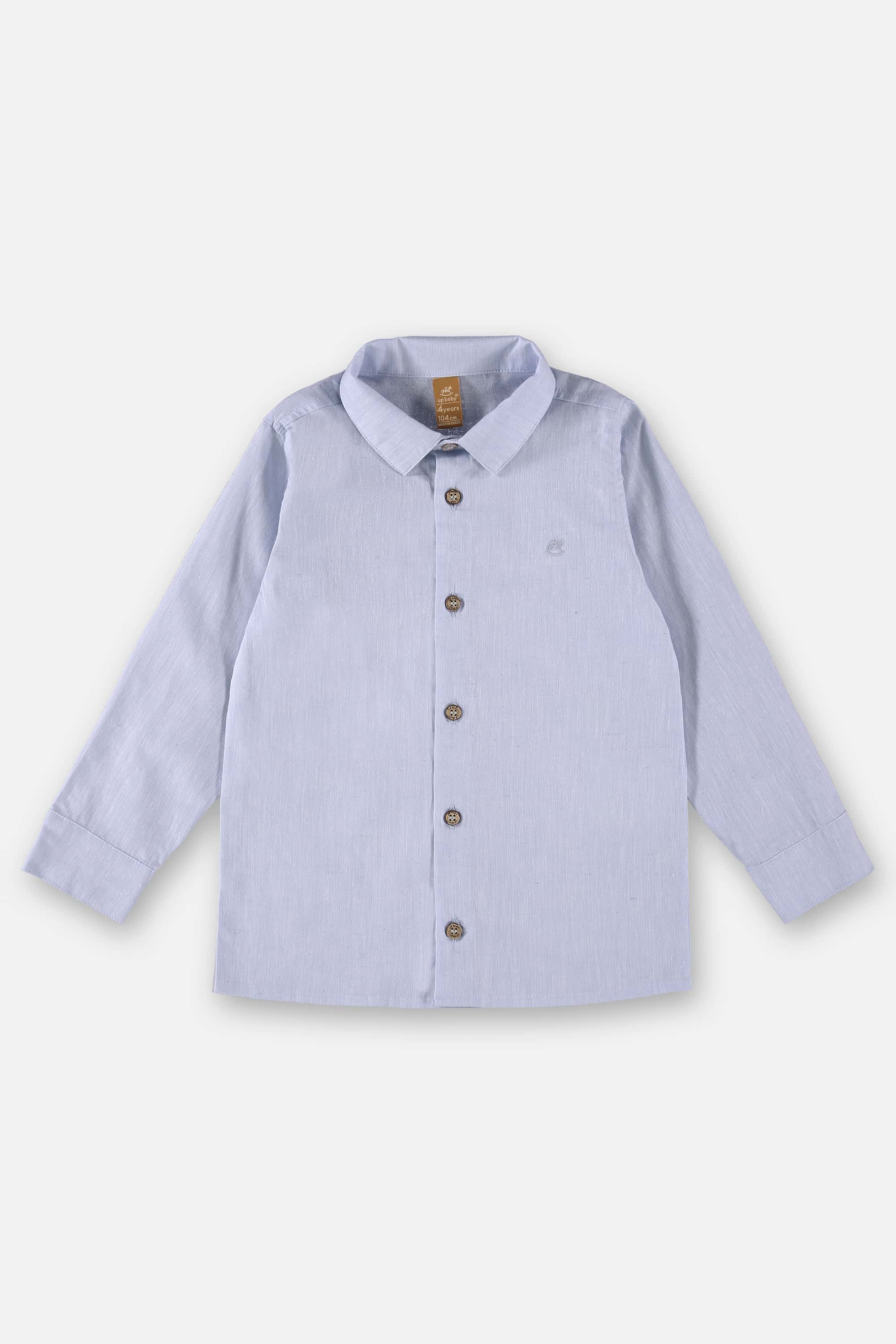 Camiseta Manga Longa Infantil para Menino (Azul) Up Baby - Imagem 2