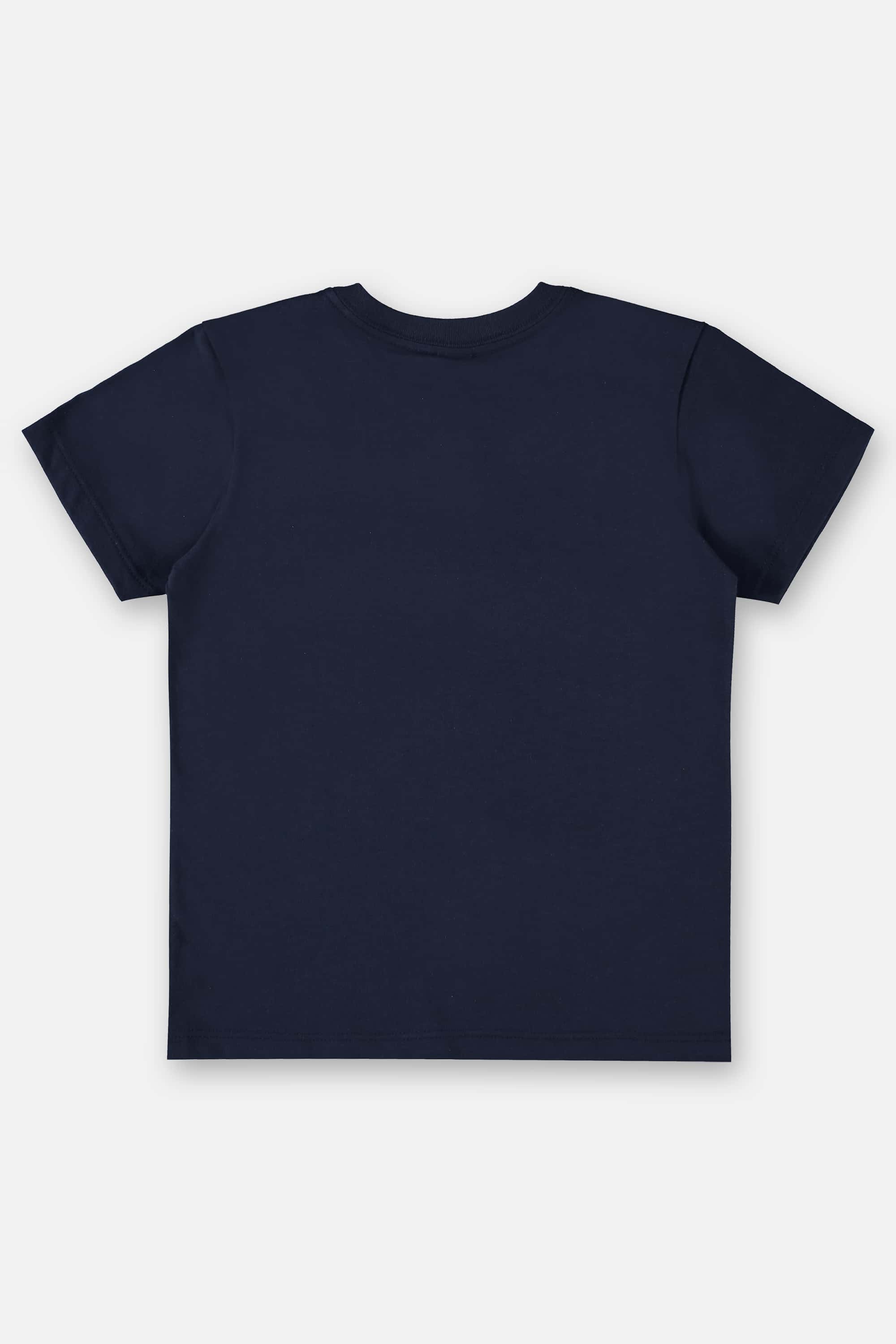 Camiseta Manga Curta Básica para Meninos (Azul Marinho) Up Baby - Imagem 2