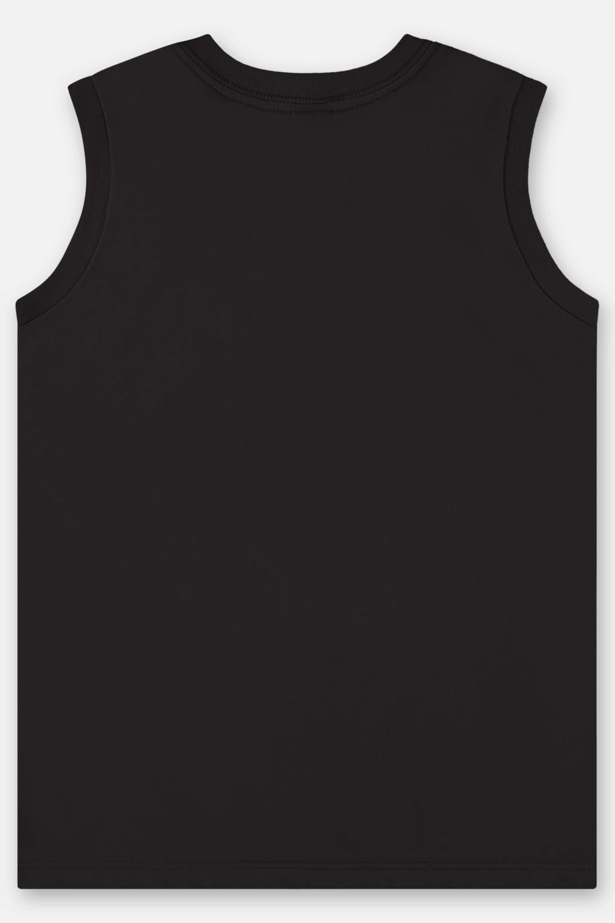 Regata Infantil Básica para Meninos (Preto) Up Baby - Imagem 3