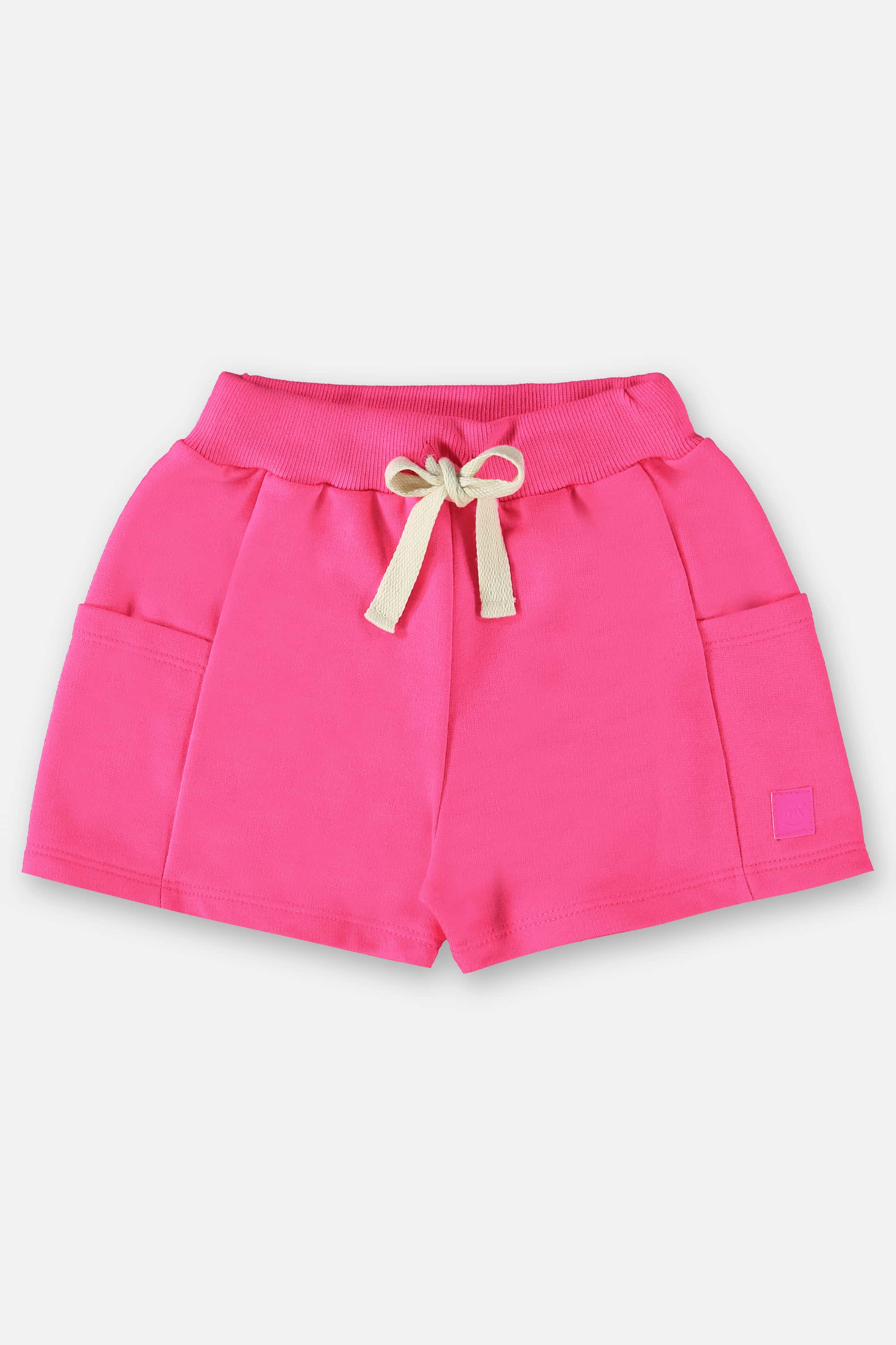 Short Básico Infantil para Meninas (Rosa Pink Neon) Up Baby - Imagem 2