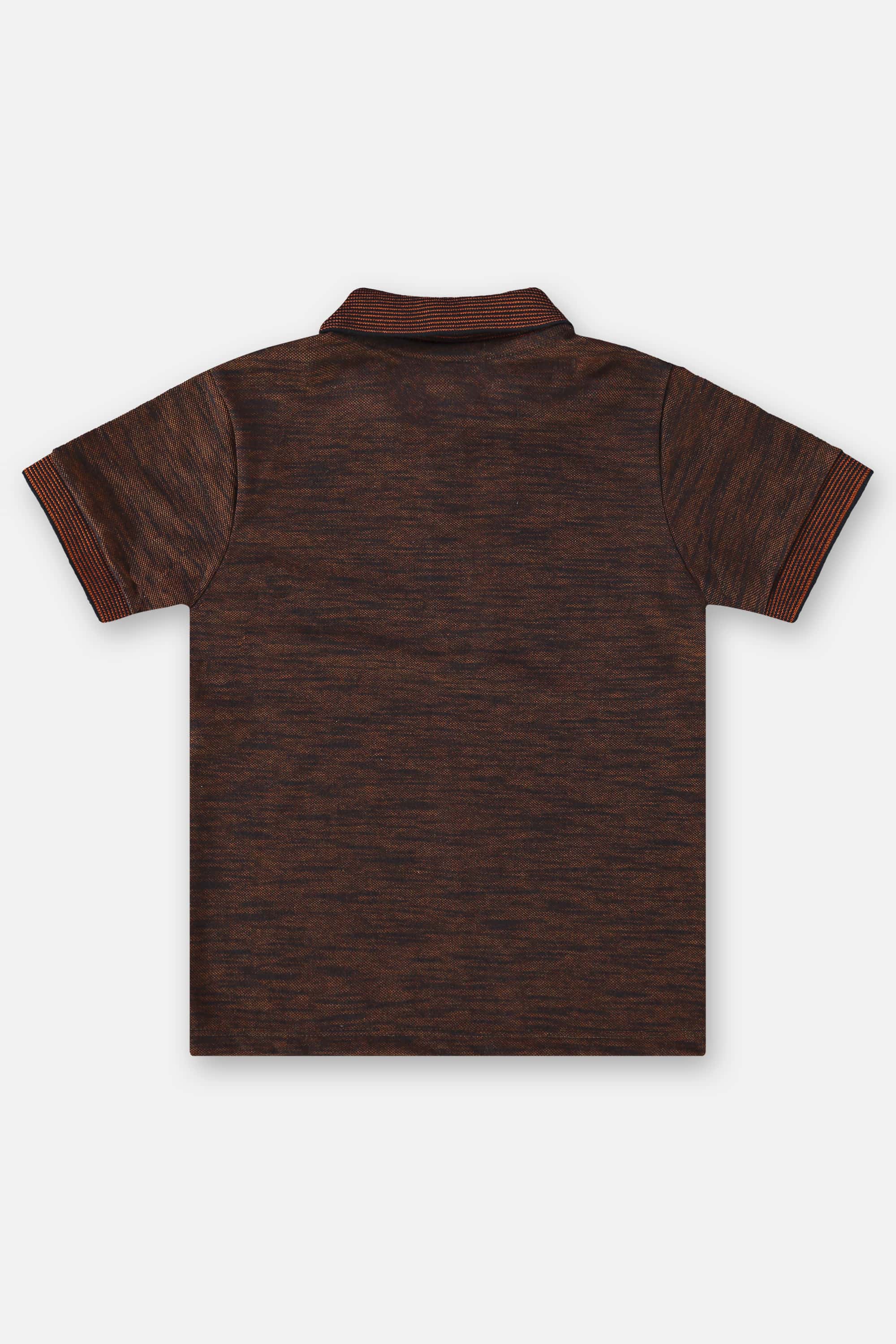 Camisa Polo Infantil para Menino (Marrom) Up Baby - Imagem 3