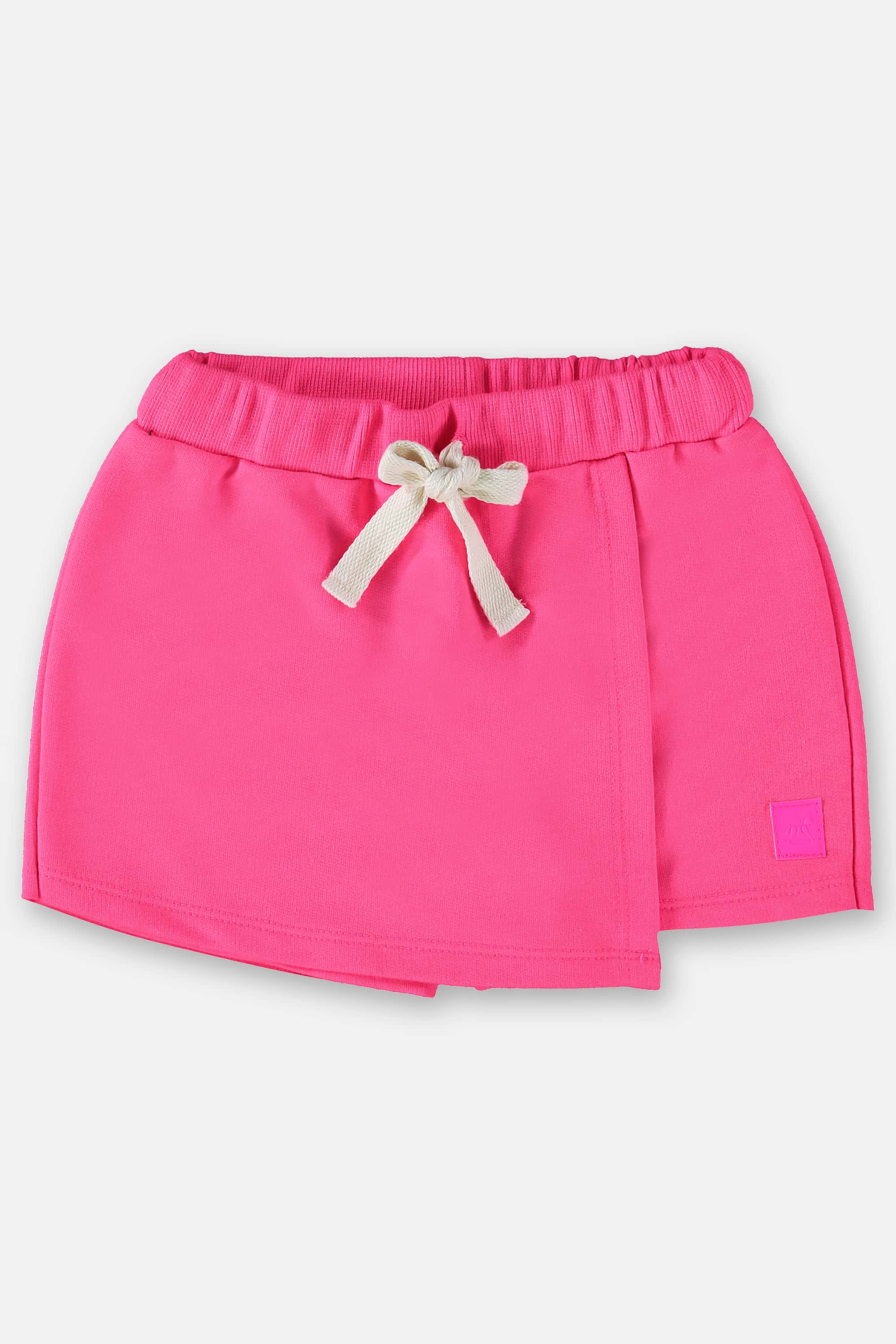 Short-Saia Básico Infantil em Moletom (Rosa Pink Neon) Up Baby - Imagem 2