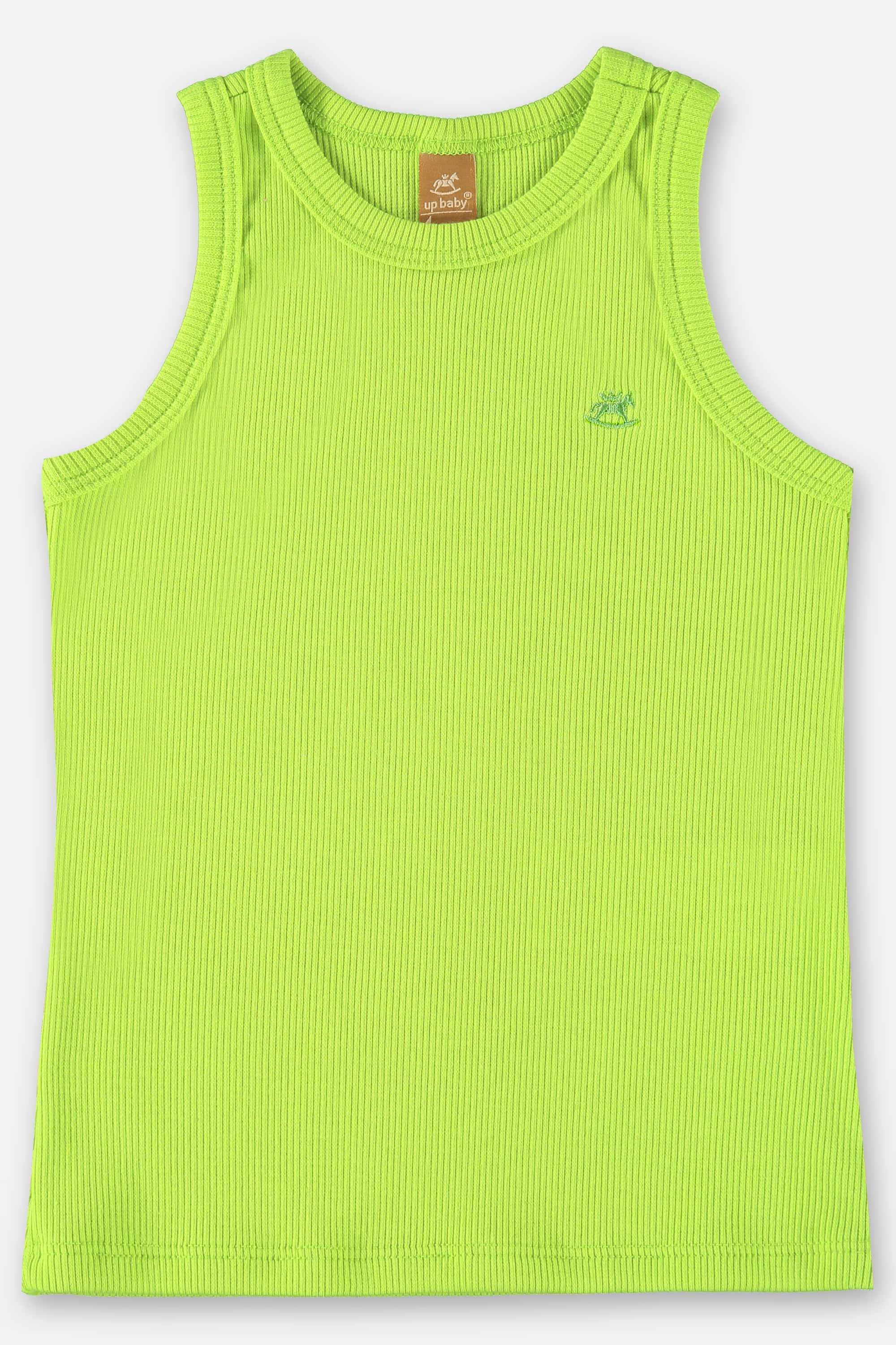 Regata Infantil Básica para Meninas (Verde Claro) Up Baby