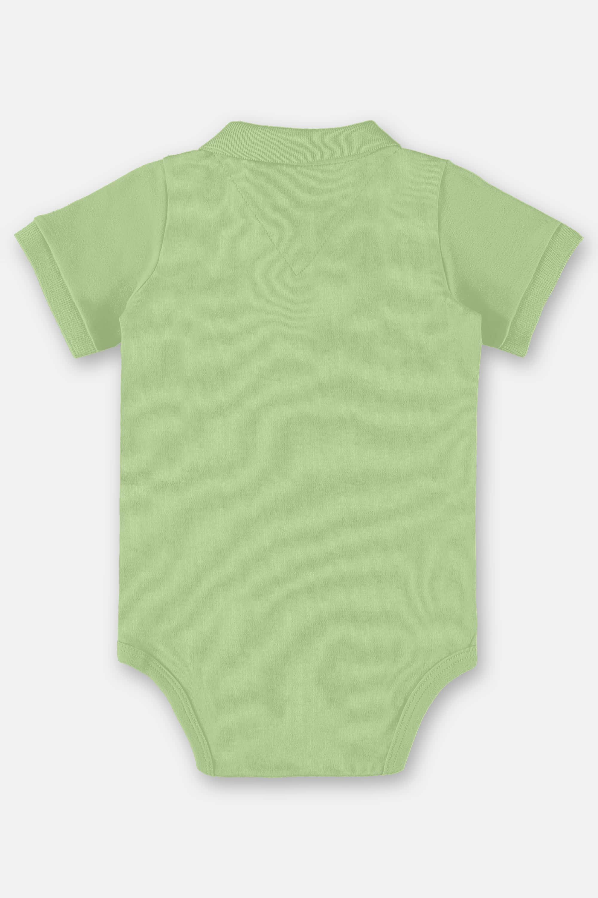 Body Polo em Suedine para Bebê Menino (Verde) Up Baby - Imagem 2