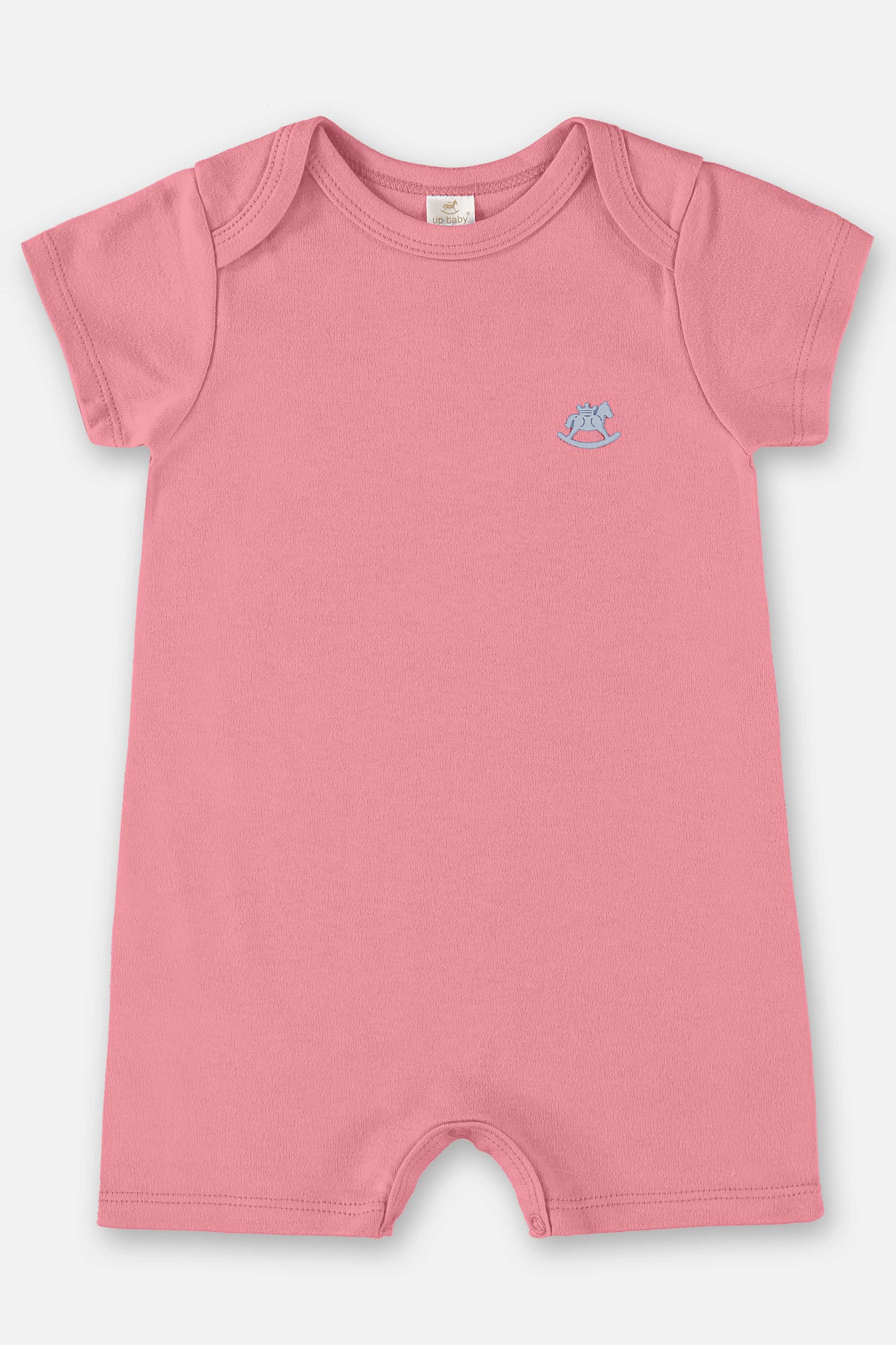 Macaquinho Unissex Essentials Básico para Bebê (Rosa) Up Baby - Imagem 2