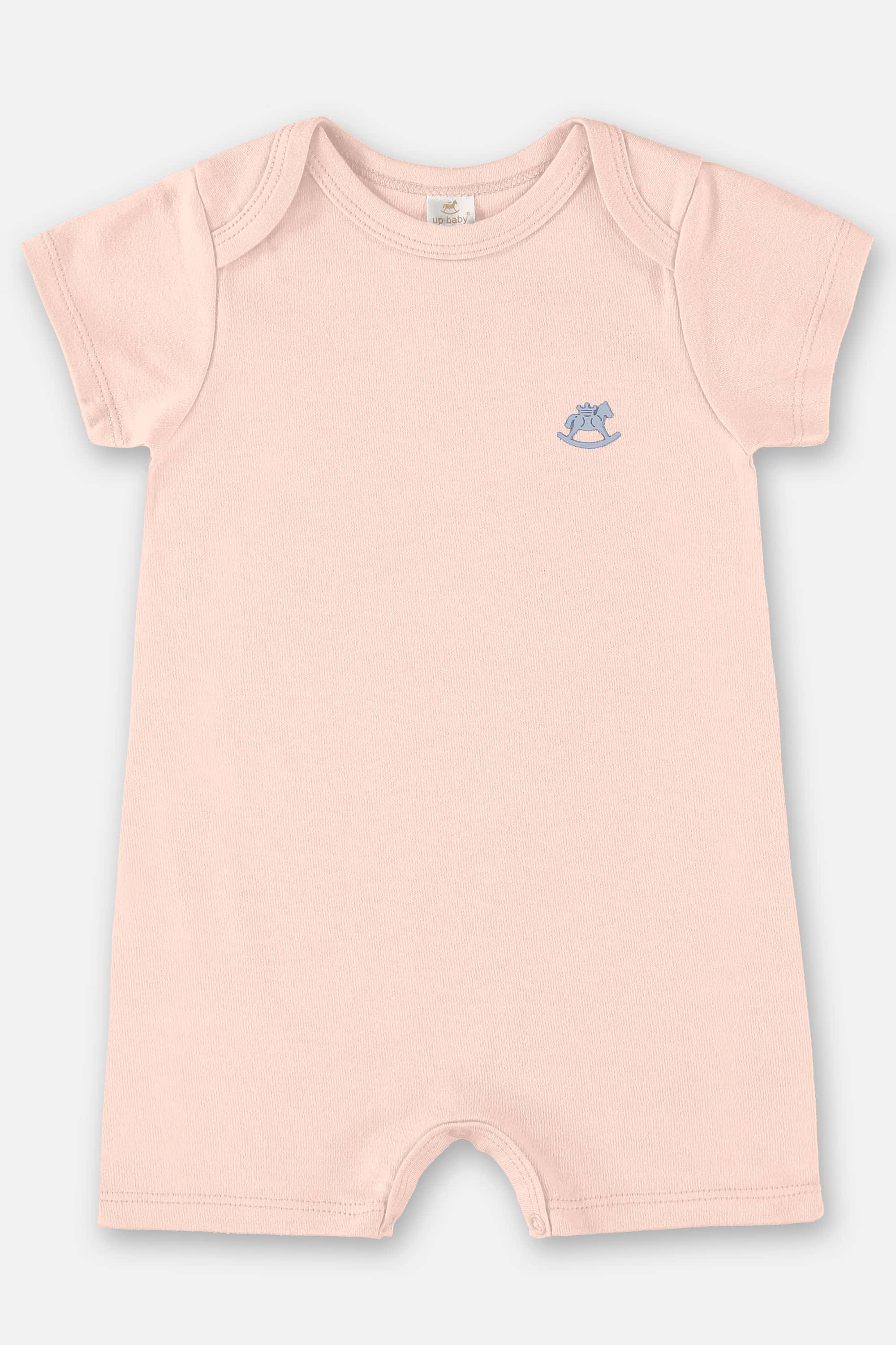 Macaquinho Unissex Essentials Básico para Bebê (Rosa Claro) Up Baby - Imagem 2