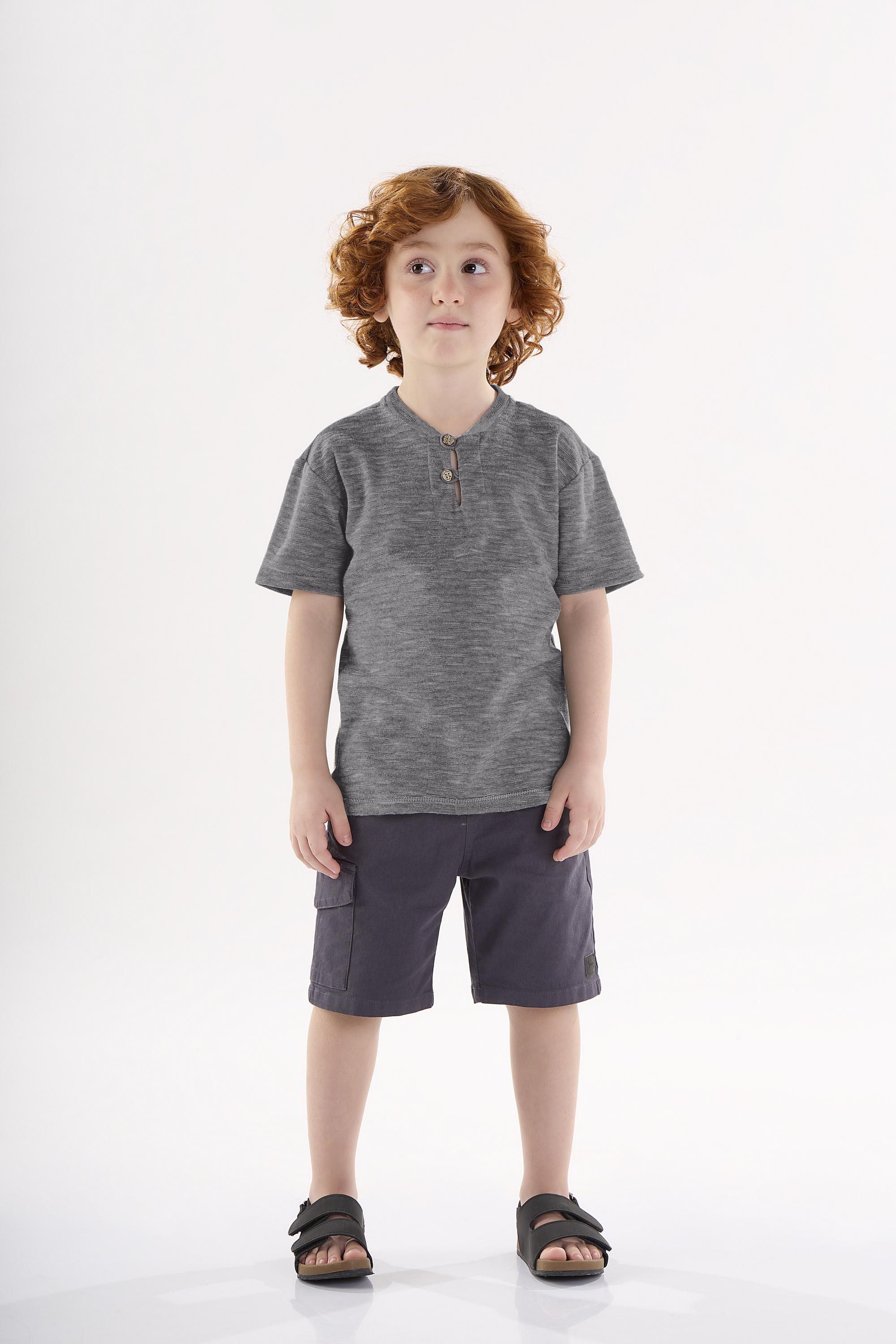 Bata Infantil para Menino em Malha Flamê (Preto) Up Baby