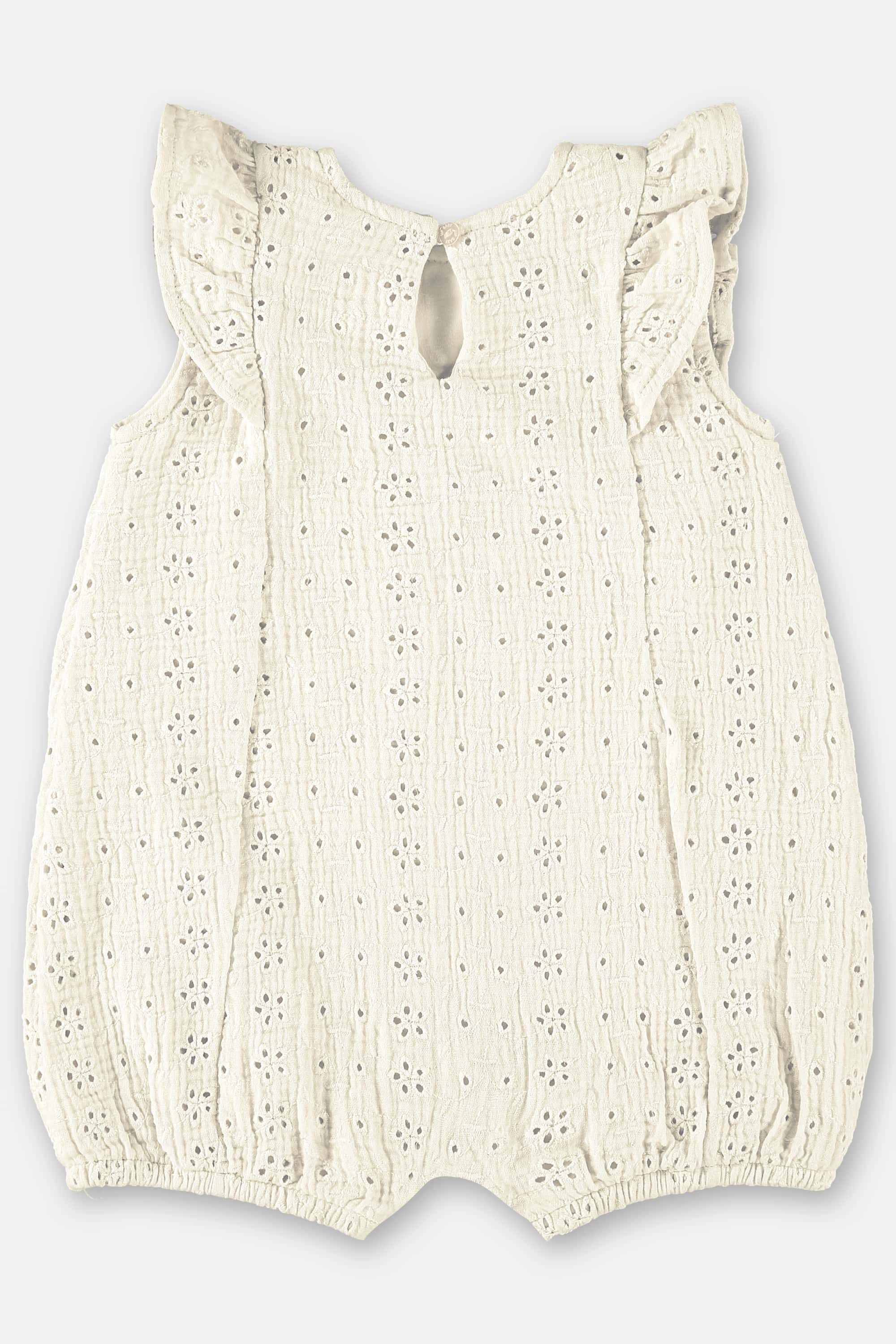 Macaquinho Banho de Sol para Bebê Menina (Off White) Up Baby - Imagem 2