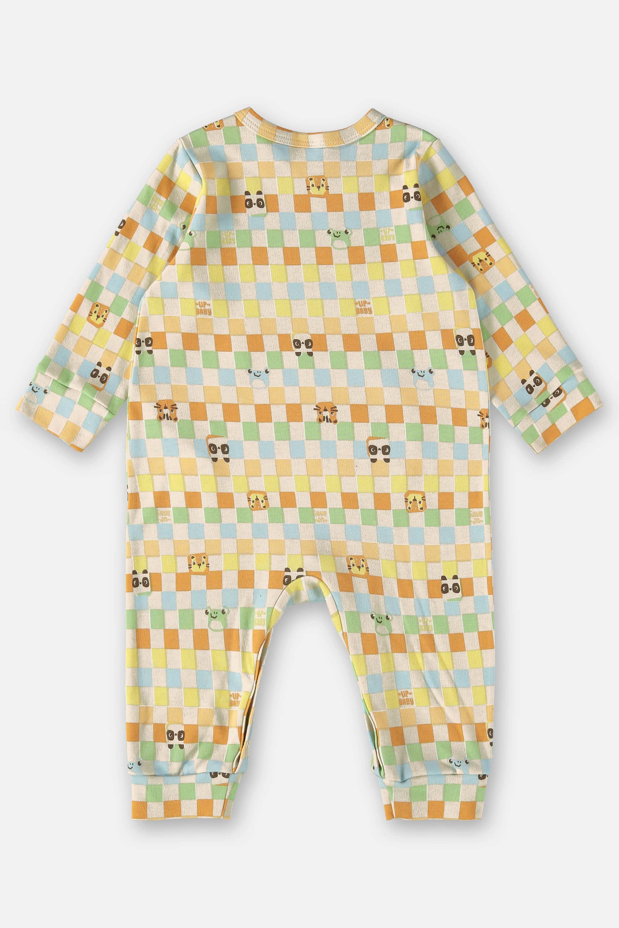 Macaquinho Comfy Unissex para Bebê em Suedine (Bege) Up Baby - Imagem 3