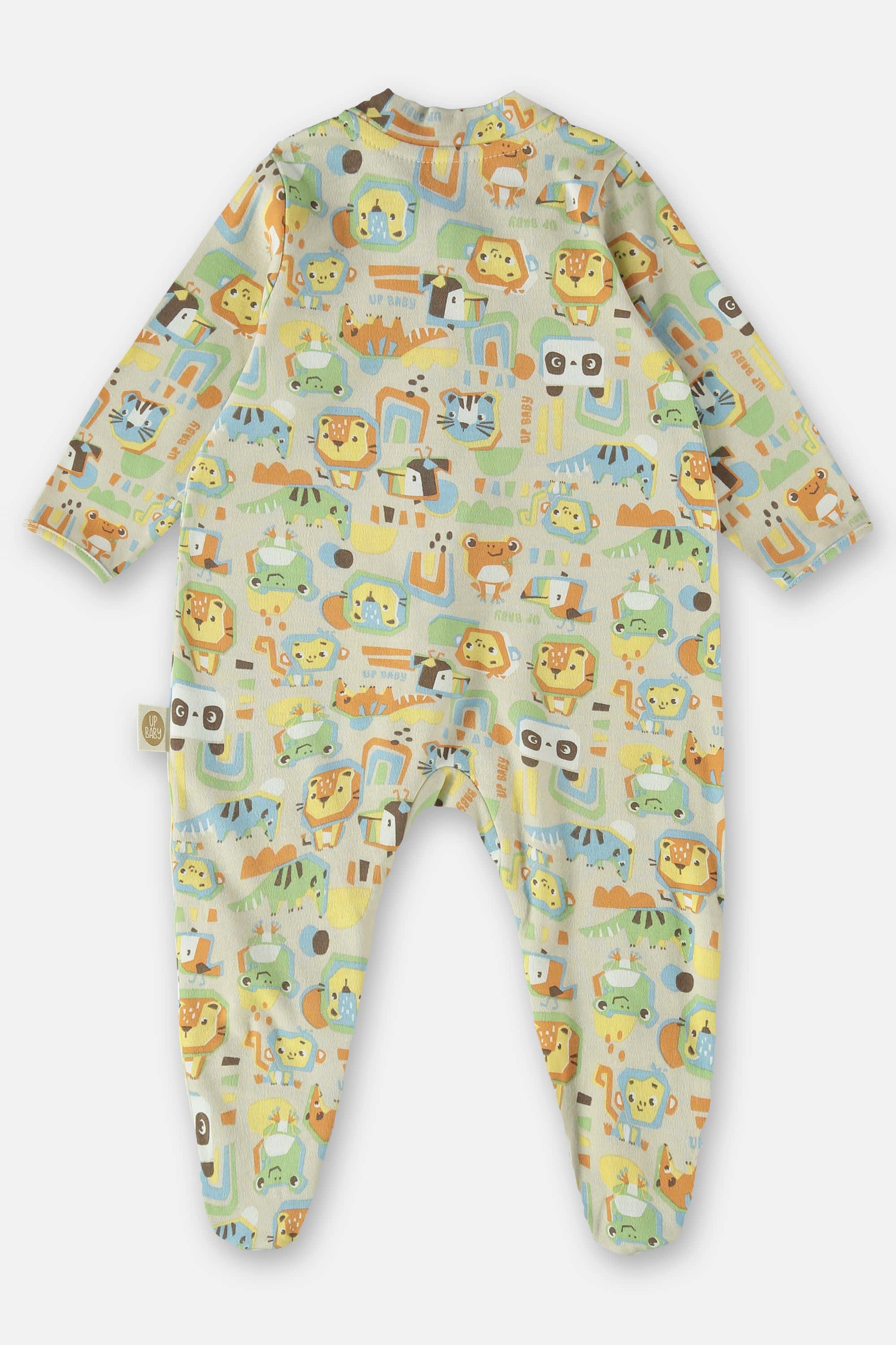 Macacão Comfy Unissex para Bebê em Suedine (Bege) Up Baby - Imagem 3