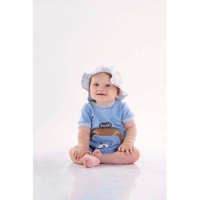 Bucket Hat Comfy Unissex para Bebê em Suedine (Branco) Up Baby