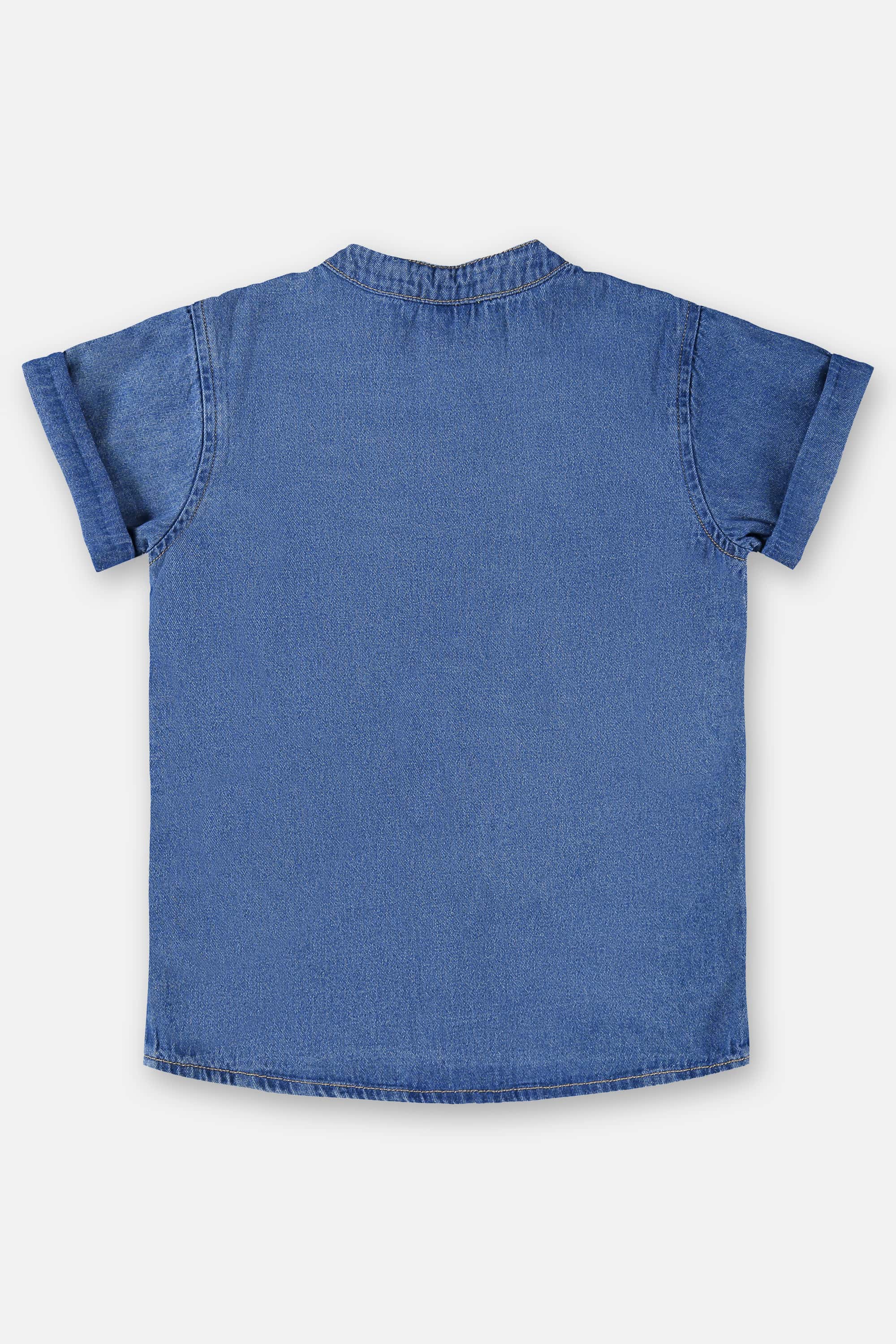 Camisa Jeans Infantil para Menino (Azul) Up Baby - Imagem 3