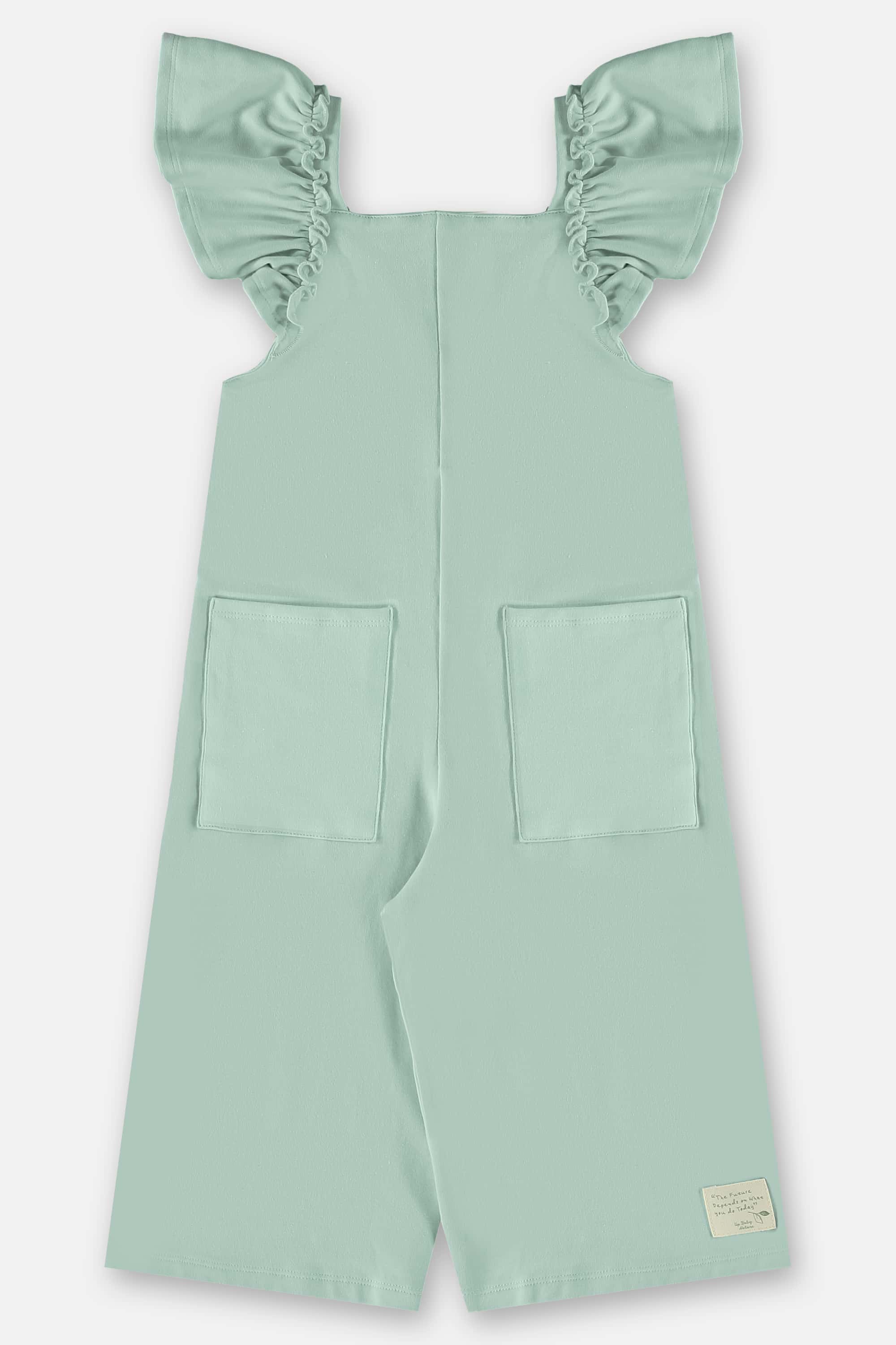 Macacão Infantil para Menina em Molecotton (Verde) Up Baby