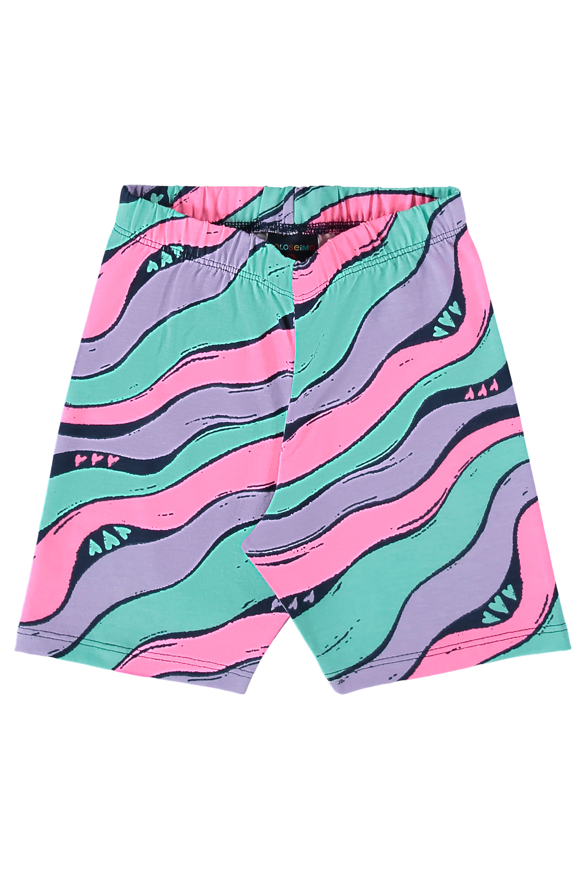 Conjunto Infantil para Meninas com Blusa e Ciclista (Cinza) Guloseima - Imagem 4