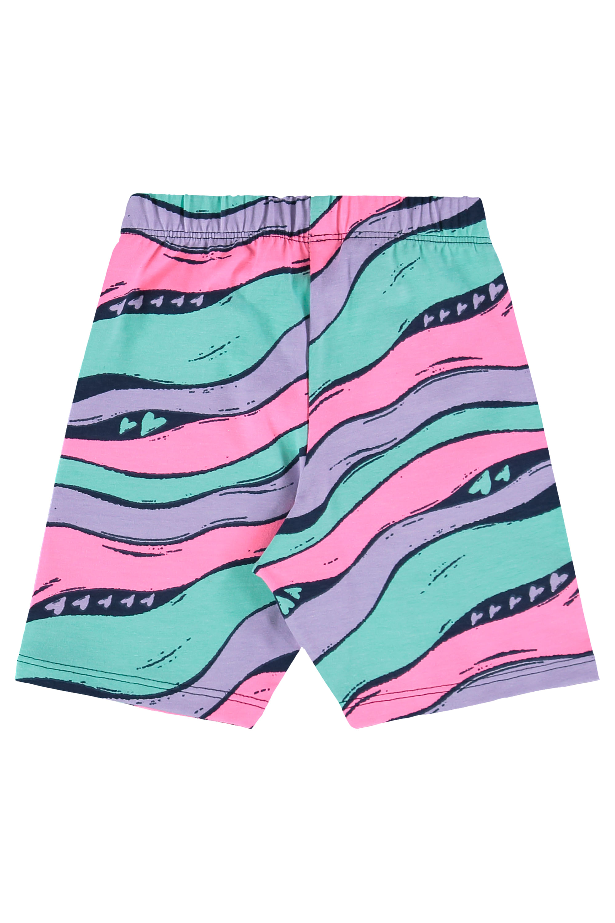 Conjunto Infantil para Meninas com Blusa e Ciclista (Cinza) Guloseima - Imagem 7