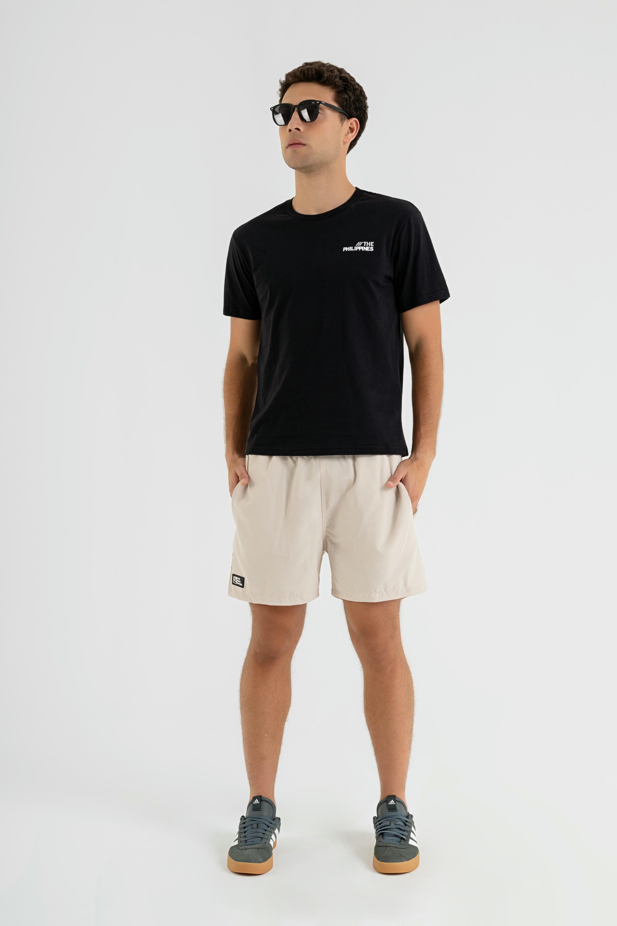 Camiseta Masculina em Meia Malha (Preto) The Philippines