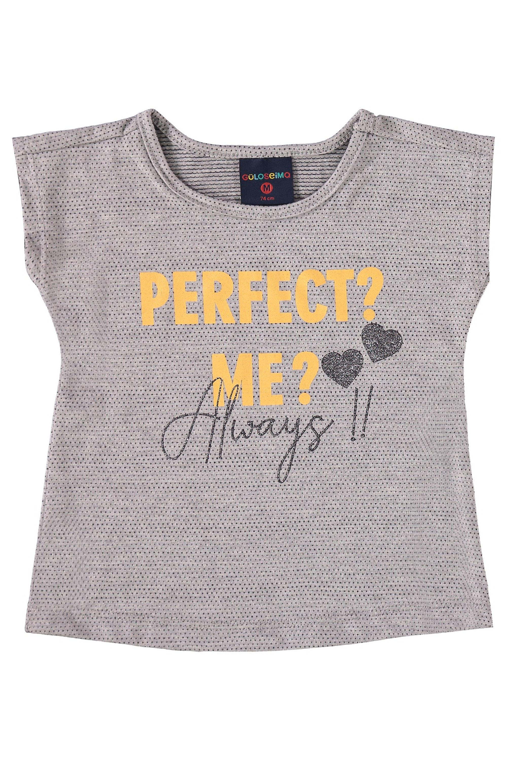 Conjunto com Blusa e Short para Bebê Menina (Cinza) Guloseima - Imagem 3