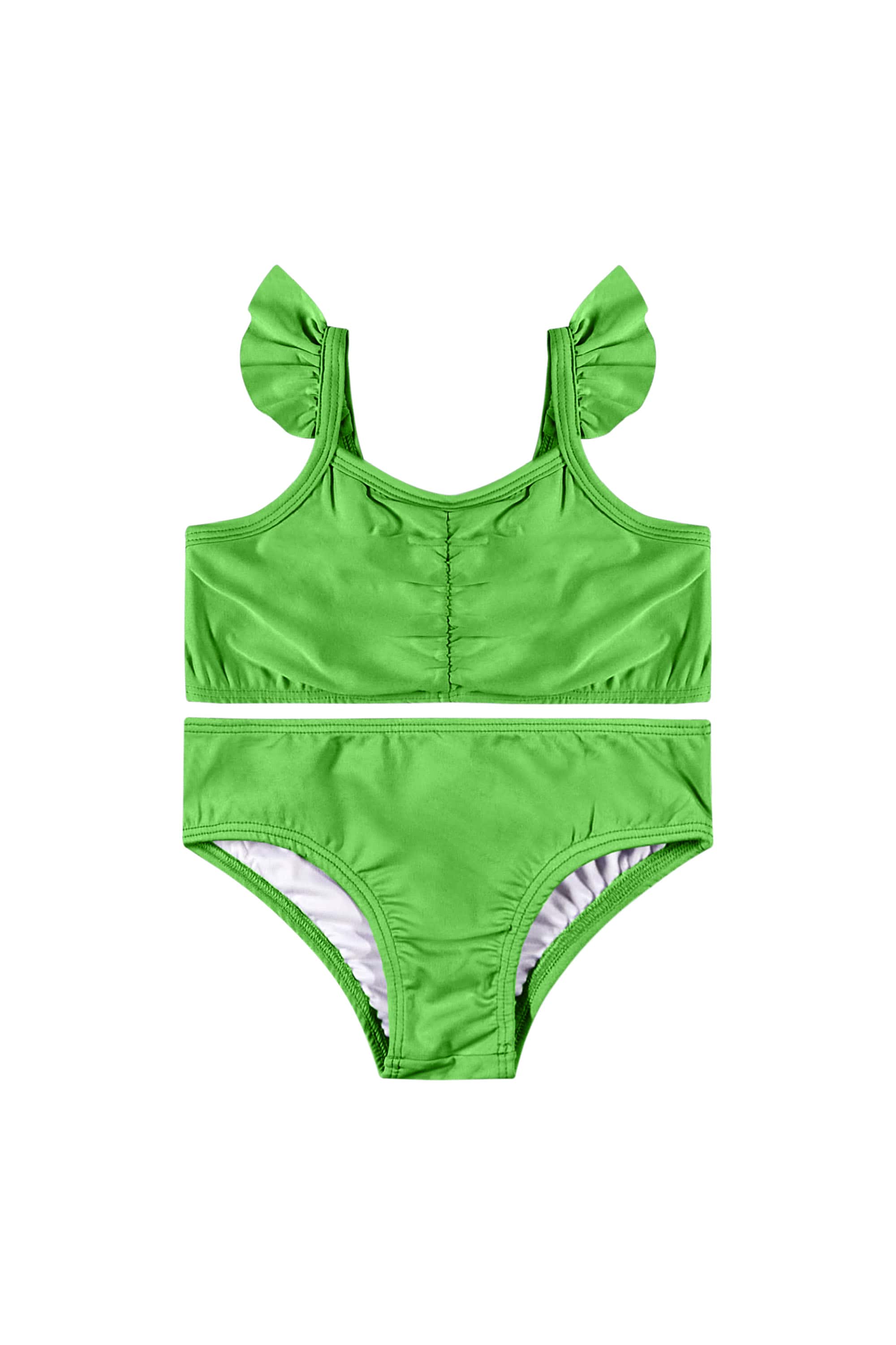 Biquíni Infantil FPS +50 com Forro (Verde) Quimby