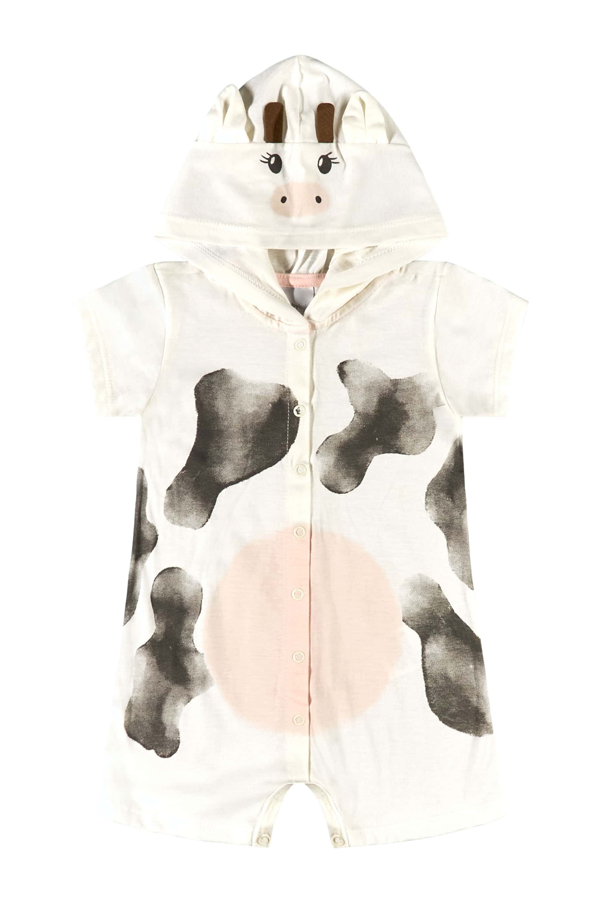 Macaquinho de Vaquinha para Bebê Menina (Off White) Quimby - Imagem 2
