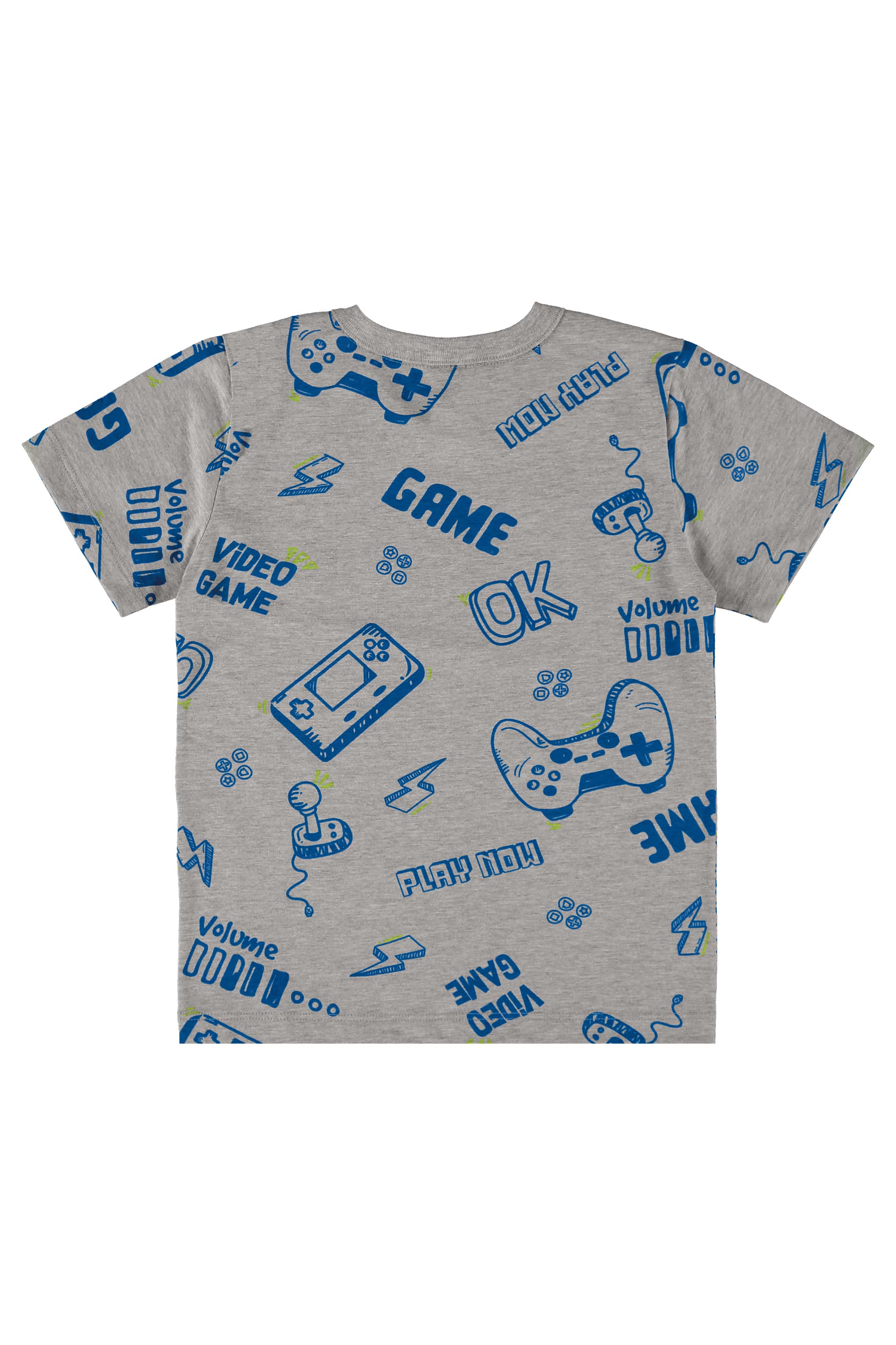 Camiseta Infantil Estampada para Menino (Cinza) Bee Loop - Imagem 4