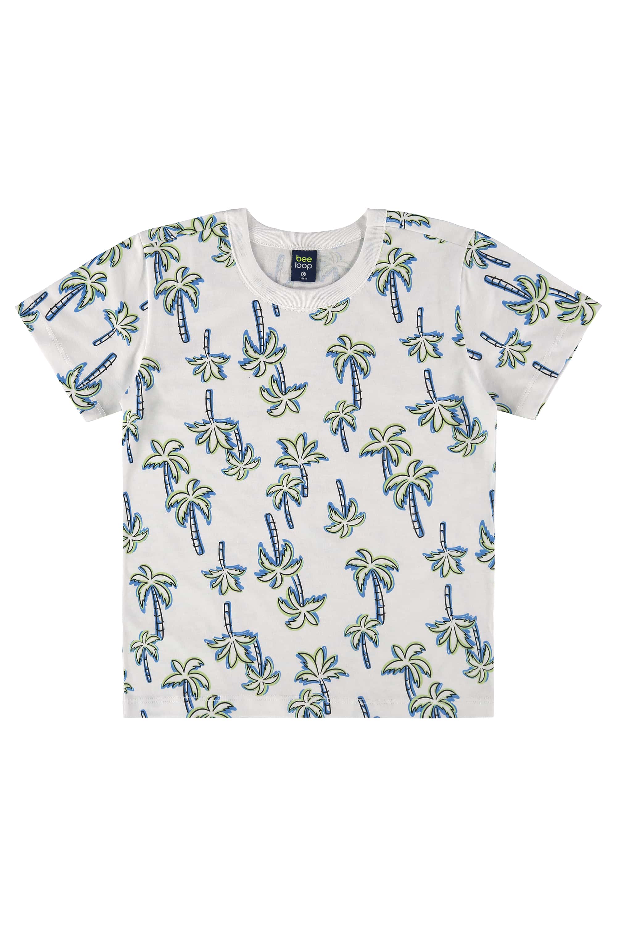 Camiseta Infantil Estampada para Menino (Branco) Bee Loop - Imagem 7