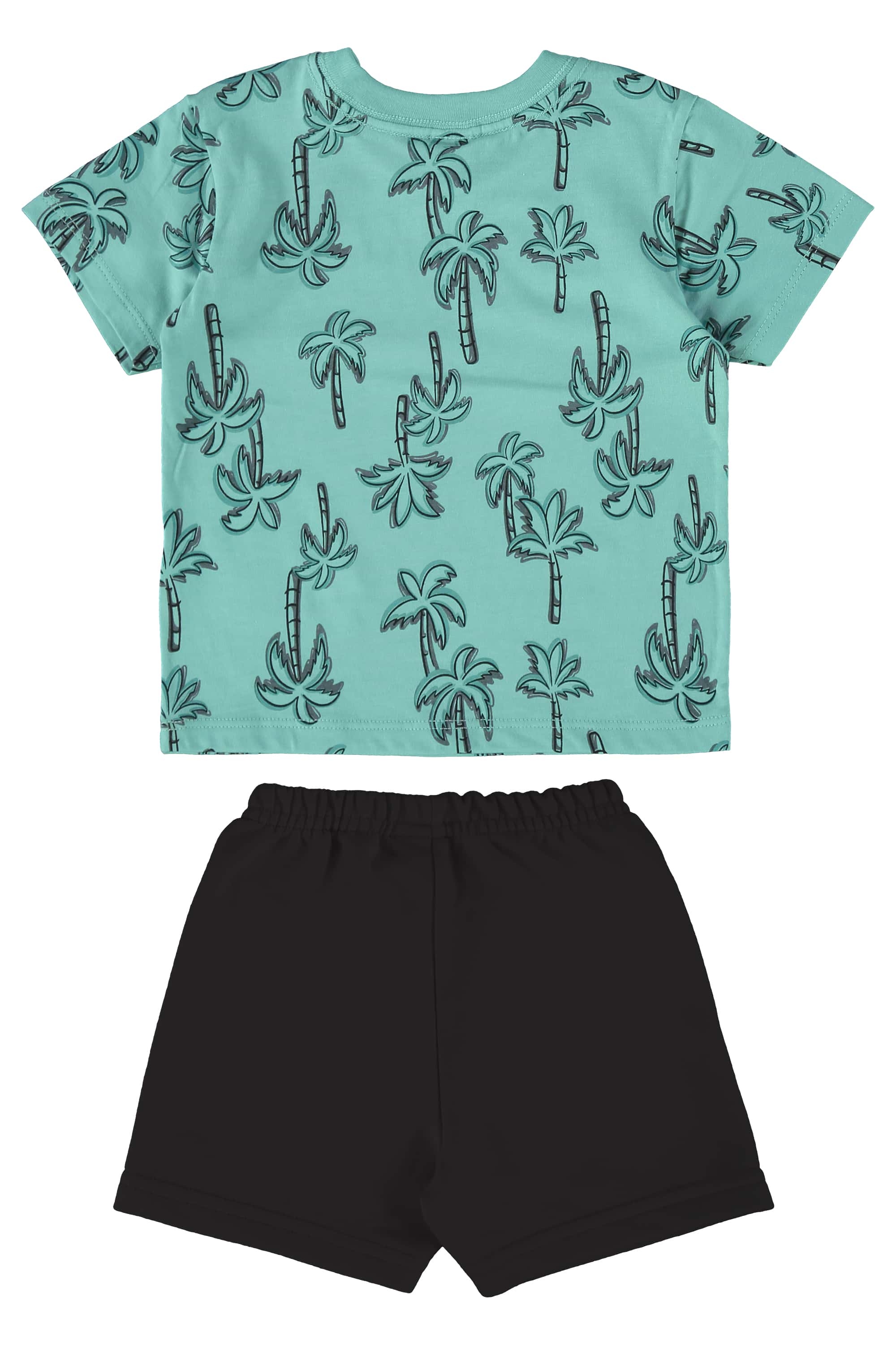 Conjunto com Camiseta e Bermuda para Bebê Menino (Verde) Guloseima - Imagem 34