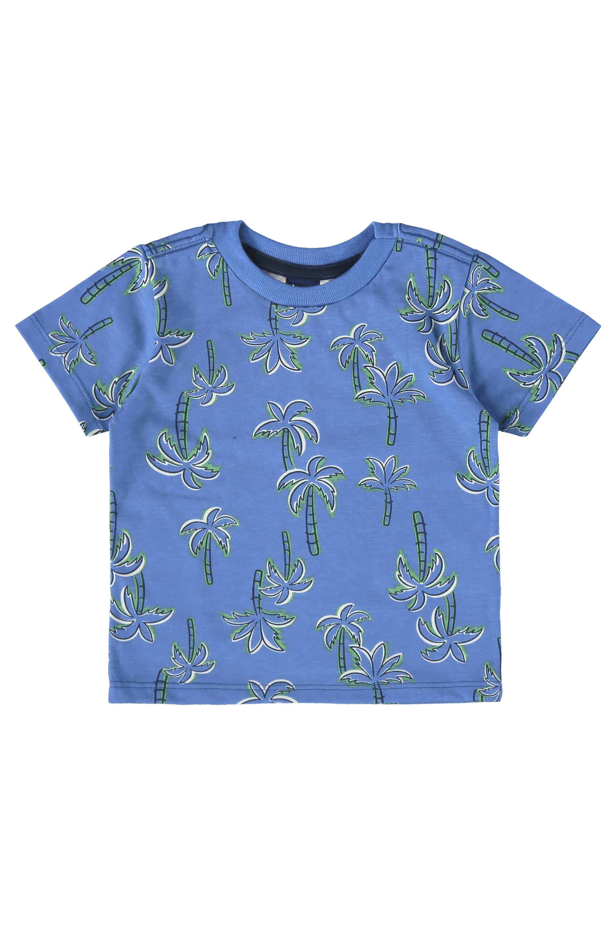 Conjunto com Camiseta e Bermuda para Bebê Menino (Azul) Guloseima - Imagem 32