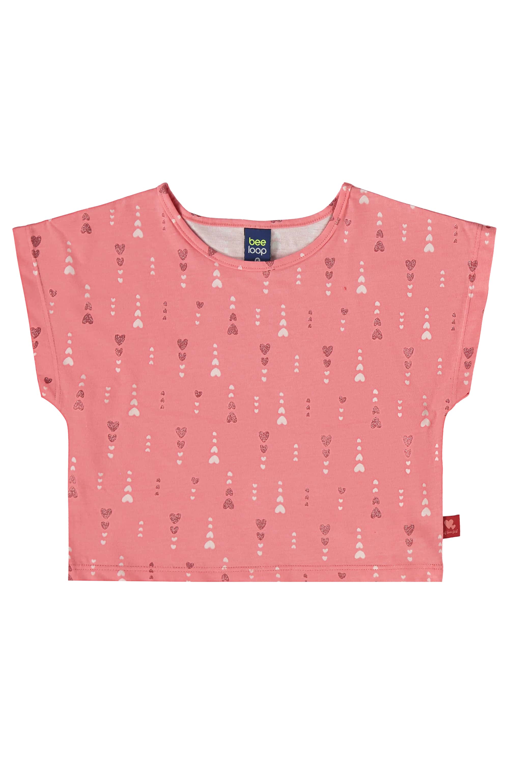 Conjunto com Blusa Cropped e Short para Menina (Rosa) Bee Loop - Imagem 26