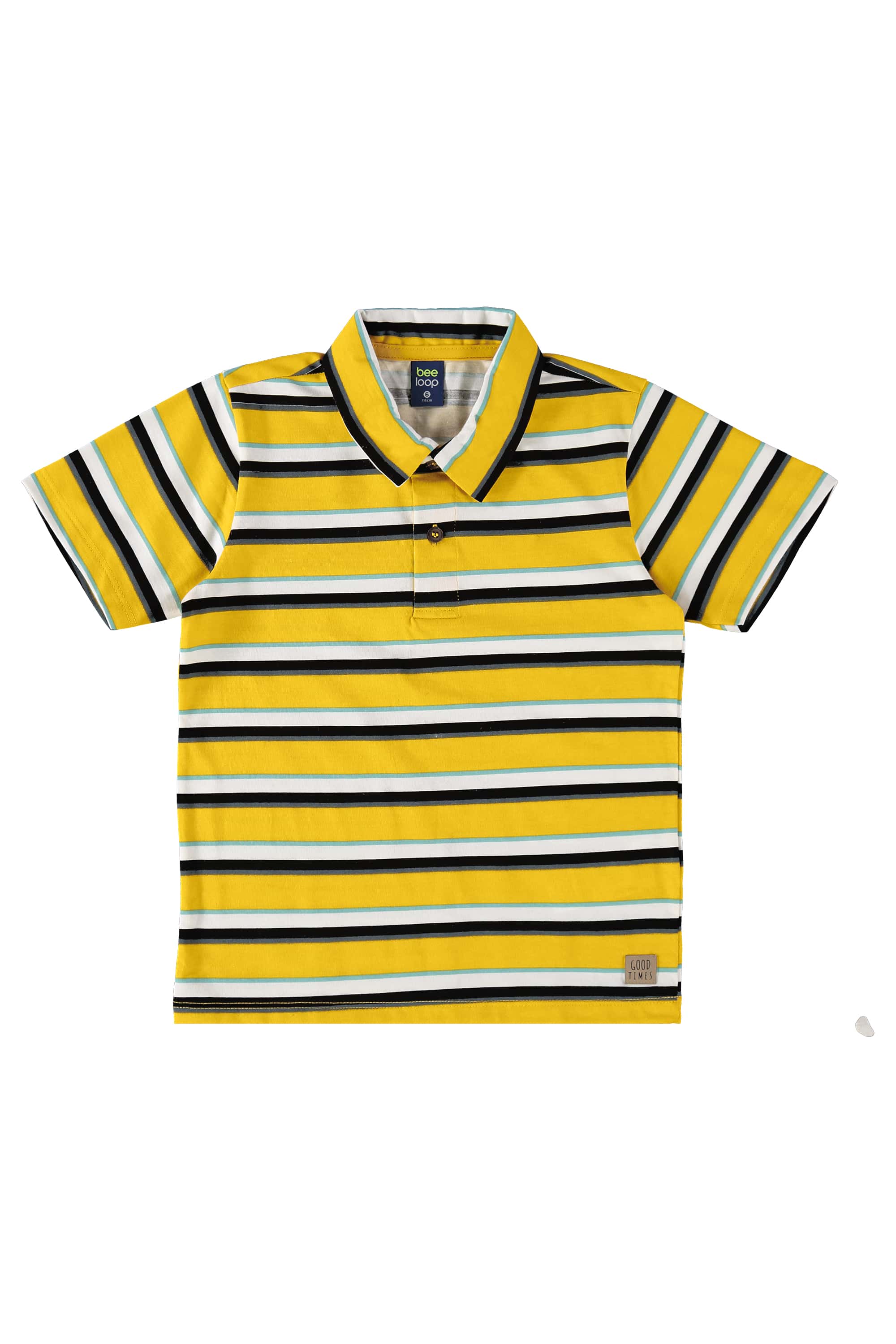 Camisa Polo Infantil para Menino (Amarelo) Bee Loop - Imagem 11