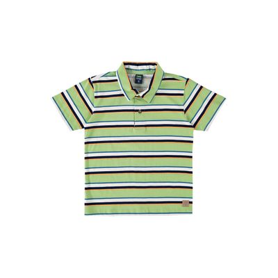 Camisa Polo Infantil para Menino (Verde) Bee Loop